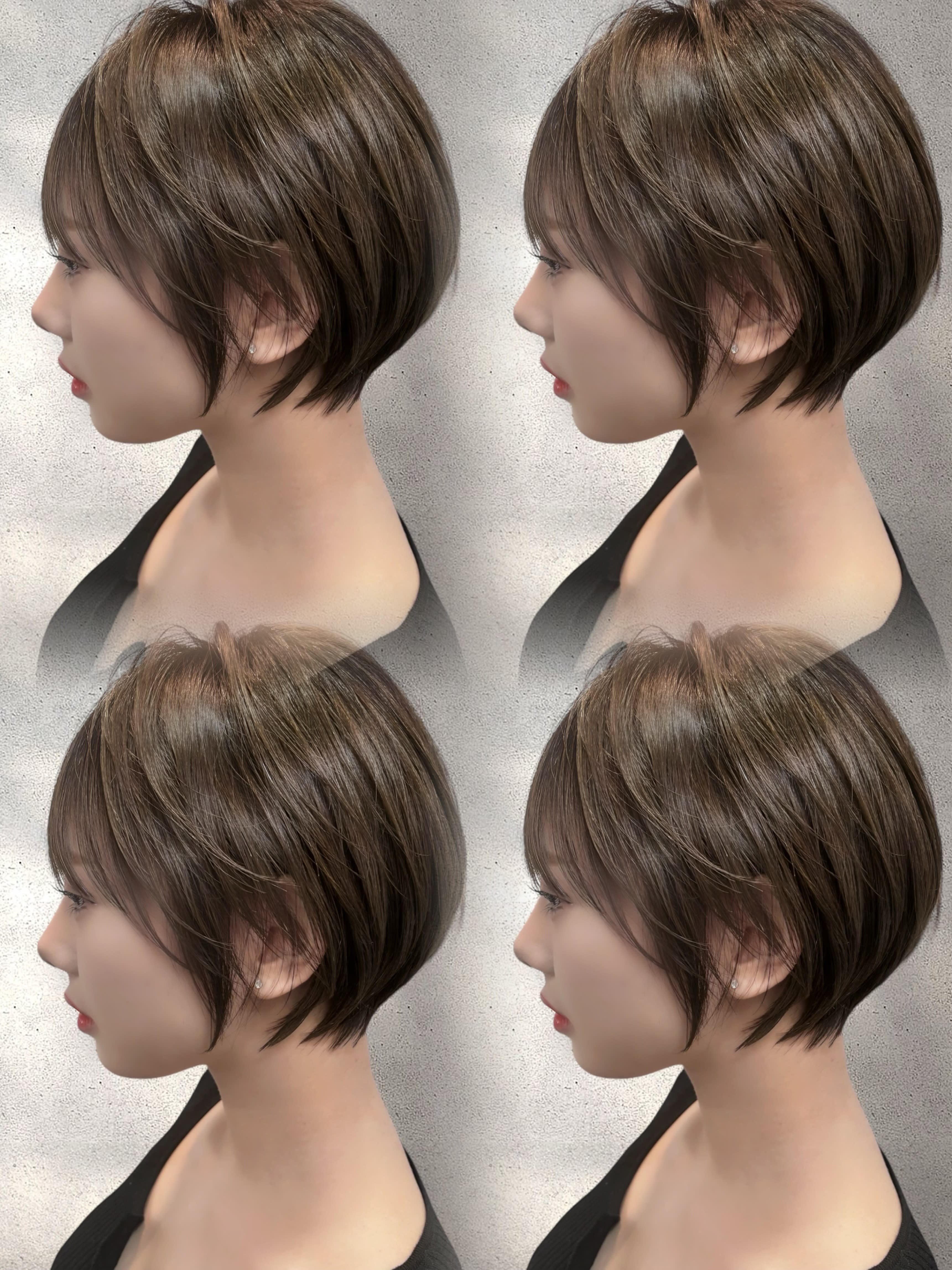 ACRO.ao【アクロアオ】のスタイル紹介。【ACRO.ao】丸みショート/ショートボブ/前髪あり