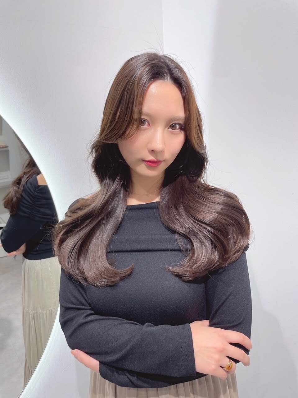 Vale【ベール】のスタイル紹介。上品に揺れる艶感トリートメント巻き髪 髪質改善トリートメント