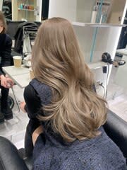 Vale【ベール】のスタイル紹介。髪質再生シンデレラカラー×ヘーゼルベージュ
