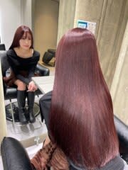 Vale【ベール】のスタイル紹介。美髪ピンクベージュブラウン美人レイヤーカットブリーチなし