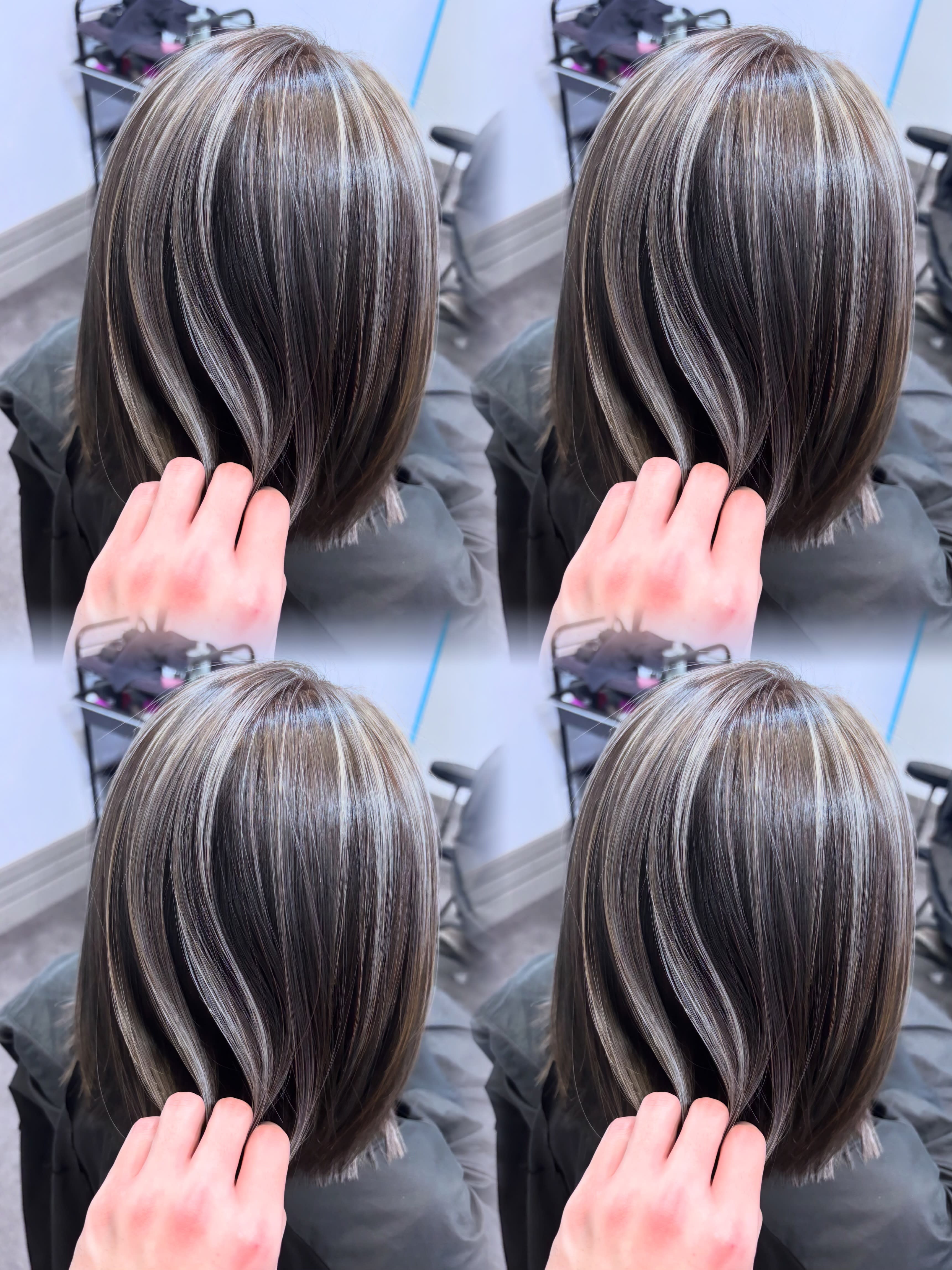 ACRO.ao【アクロアオ】のスタイル紹介。【ACRO.ao】コントラストバレイヤージュ /ハイライト