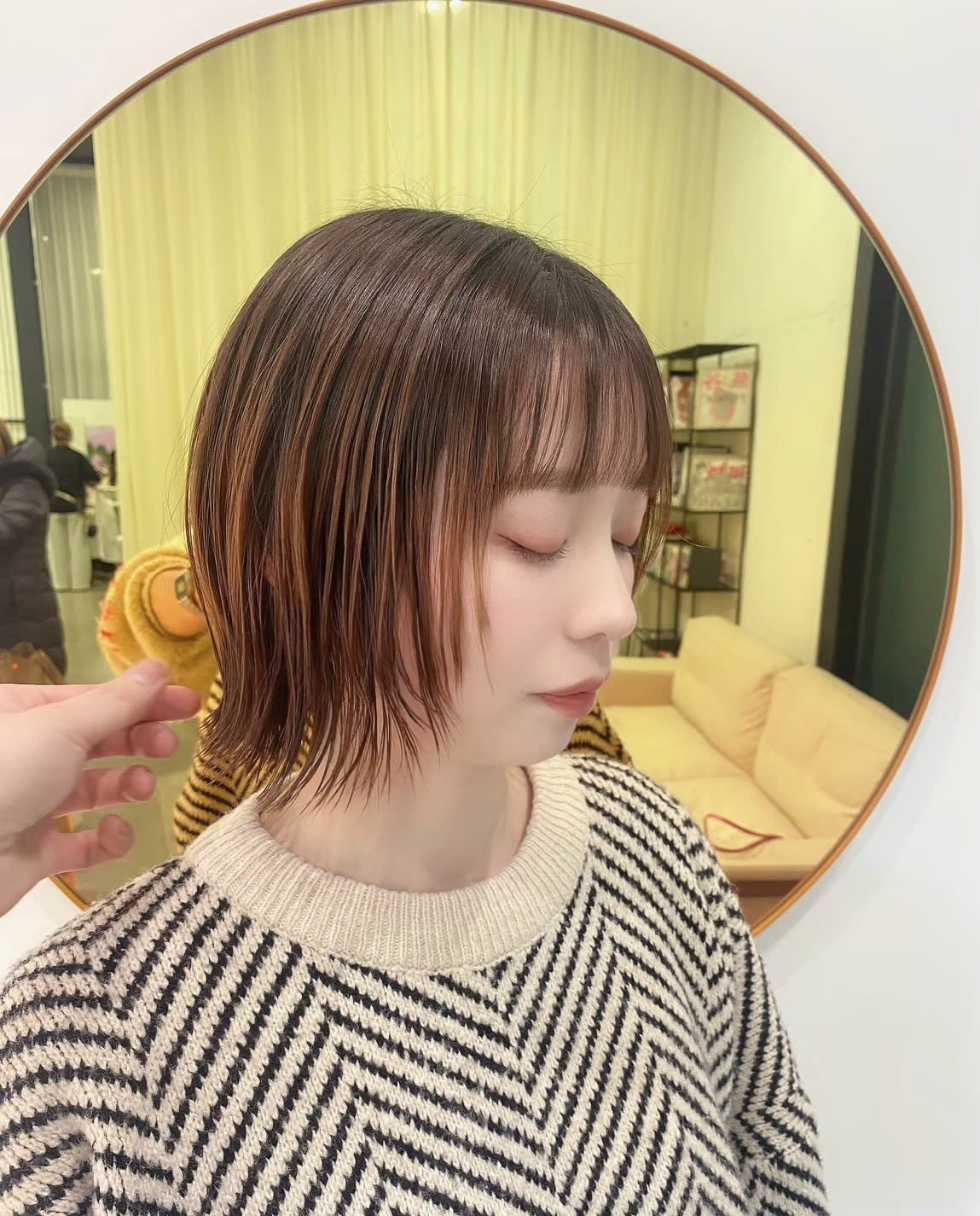 EDAME【エダメ】のスタイル紹介。レイヤーボブ　軽め