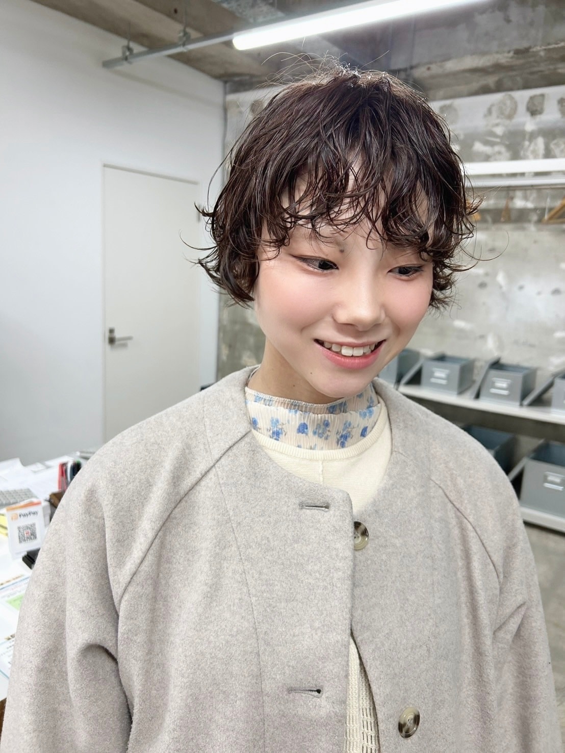 in.【イン】のスタイル紹介。ショートパーマ