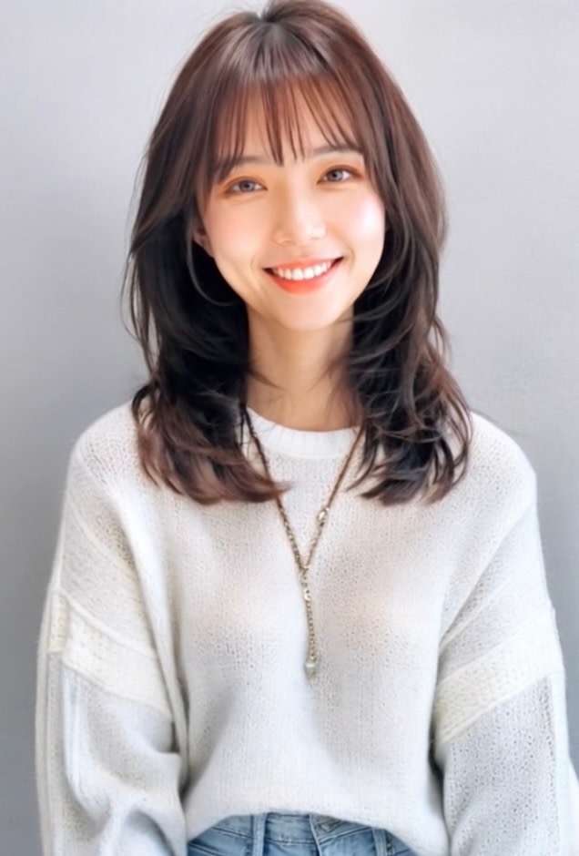 innocent hair&make 青葉台【イノセントヘアーアンドメイクアオバダイ】のスタイル紹介。【青葉台innocent】ナチュラルストレート