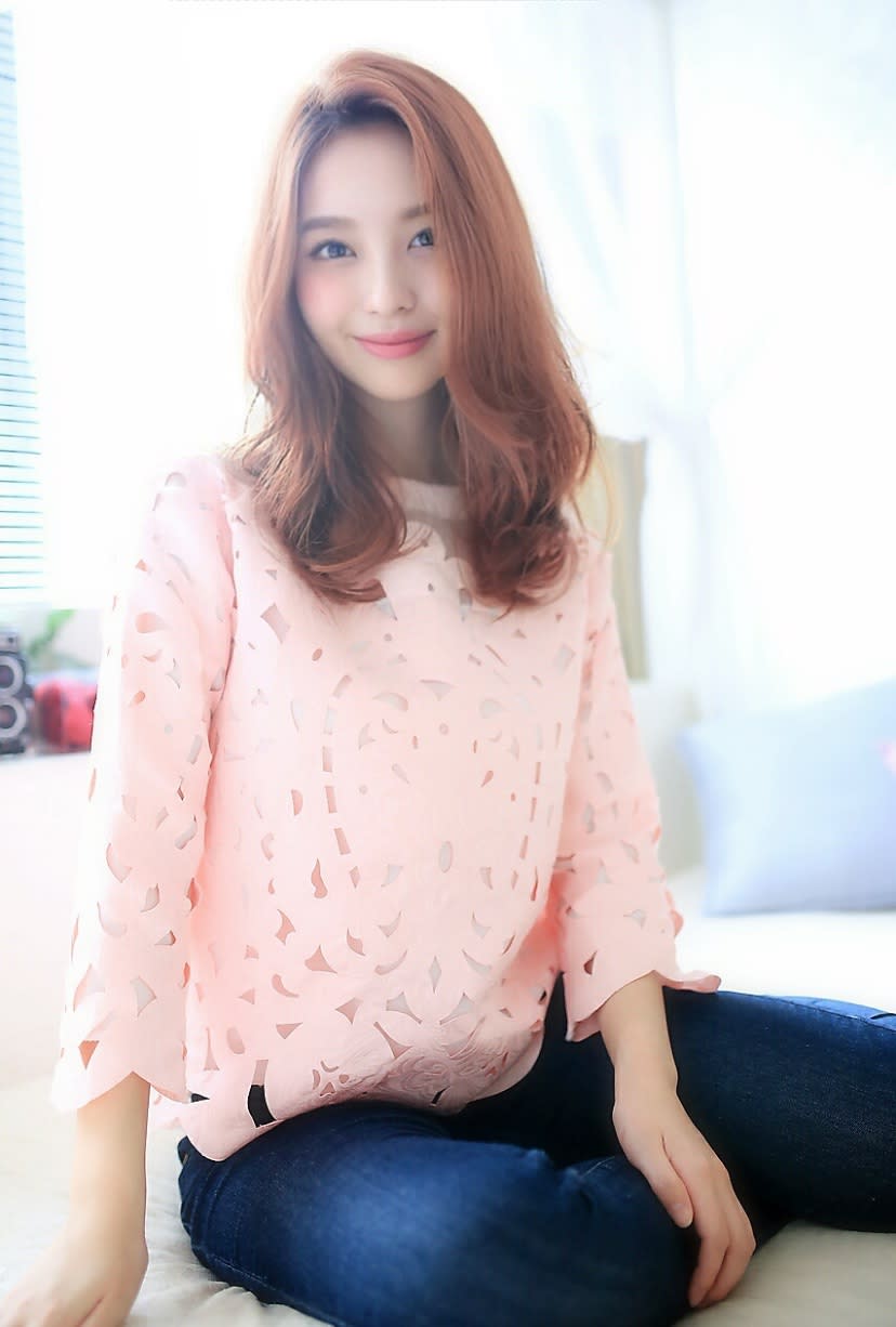 innocent hair&make 青葉台【イノセントヘアーアンドメイクアオバダイ】のスタイル紹介。大人かわいいゆるふわロング