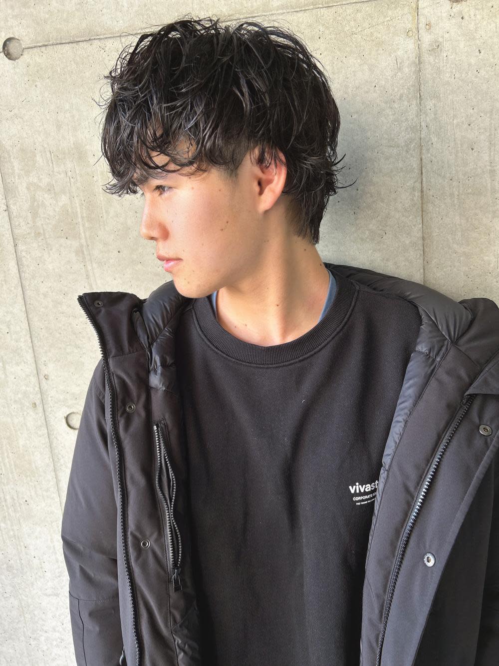 LUXIS THE BACKROOM【ラグシス　ザ　バックルーム】のスタイル紹介。シャドウパーマ【立川/メンズ】