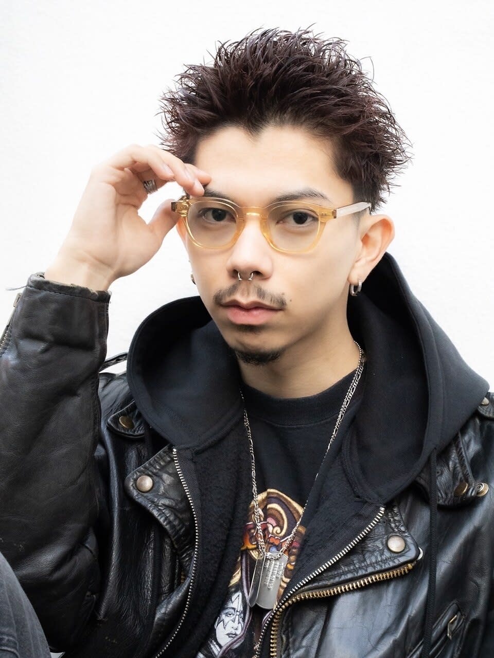 MENIN MEN'S SALON【メイン メンズサロン】のスタイル紹介。スパイキーショート短髪アップバング刈り上げ