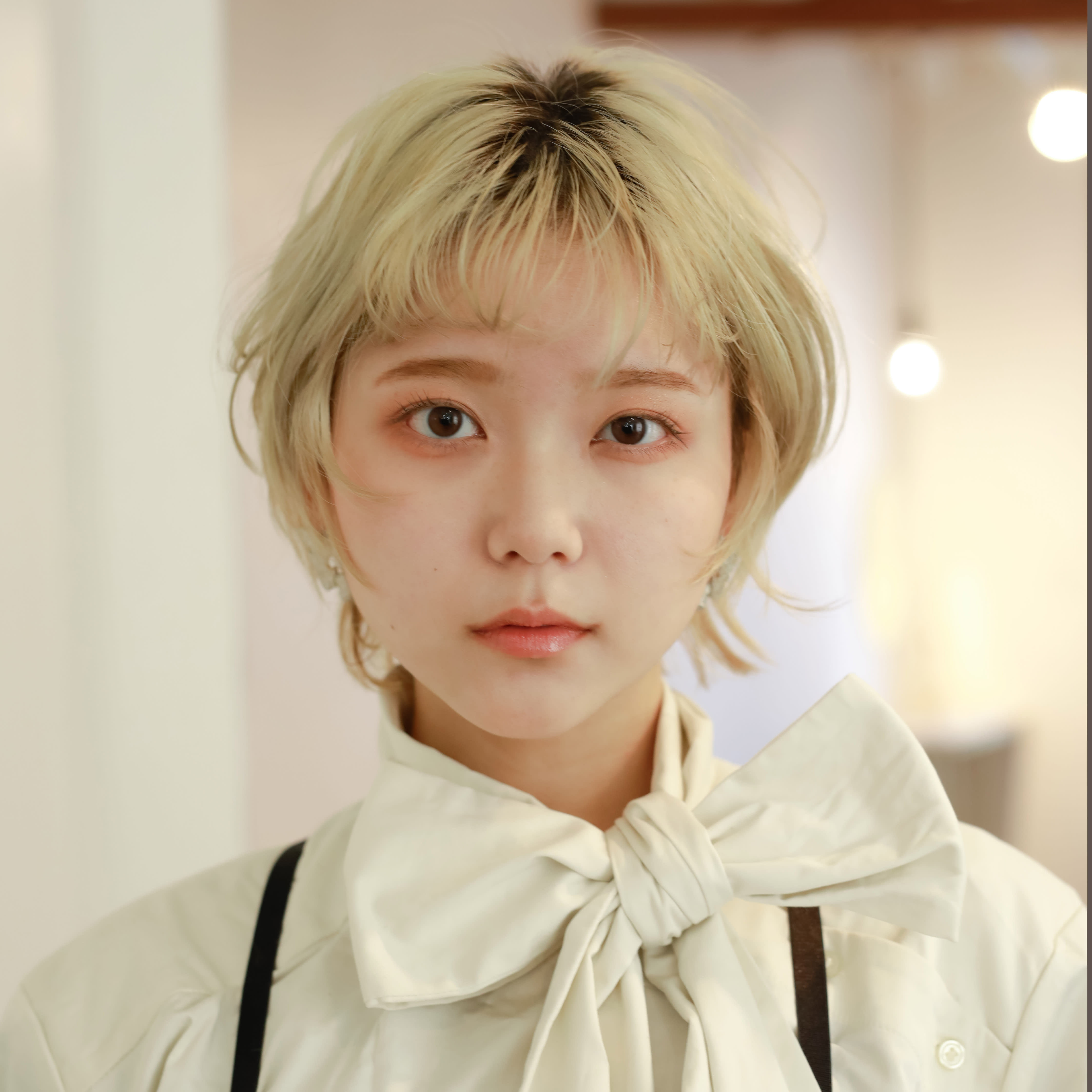 atelierporto【アトリエポルト】【アトリエポルト】のスタイル紹介。 short layer　×　care bleach 