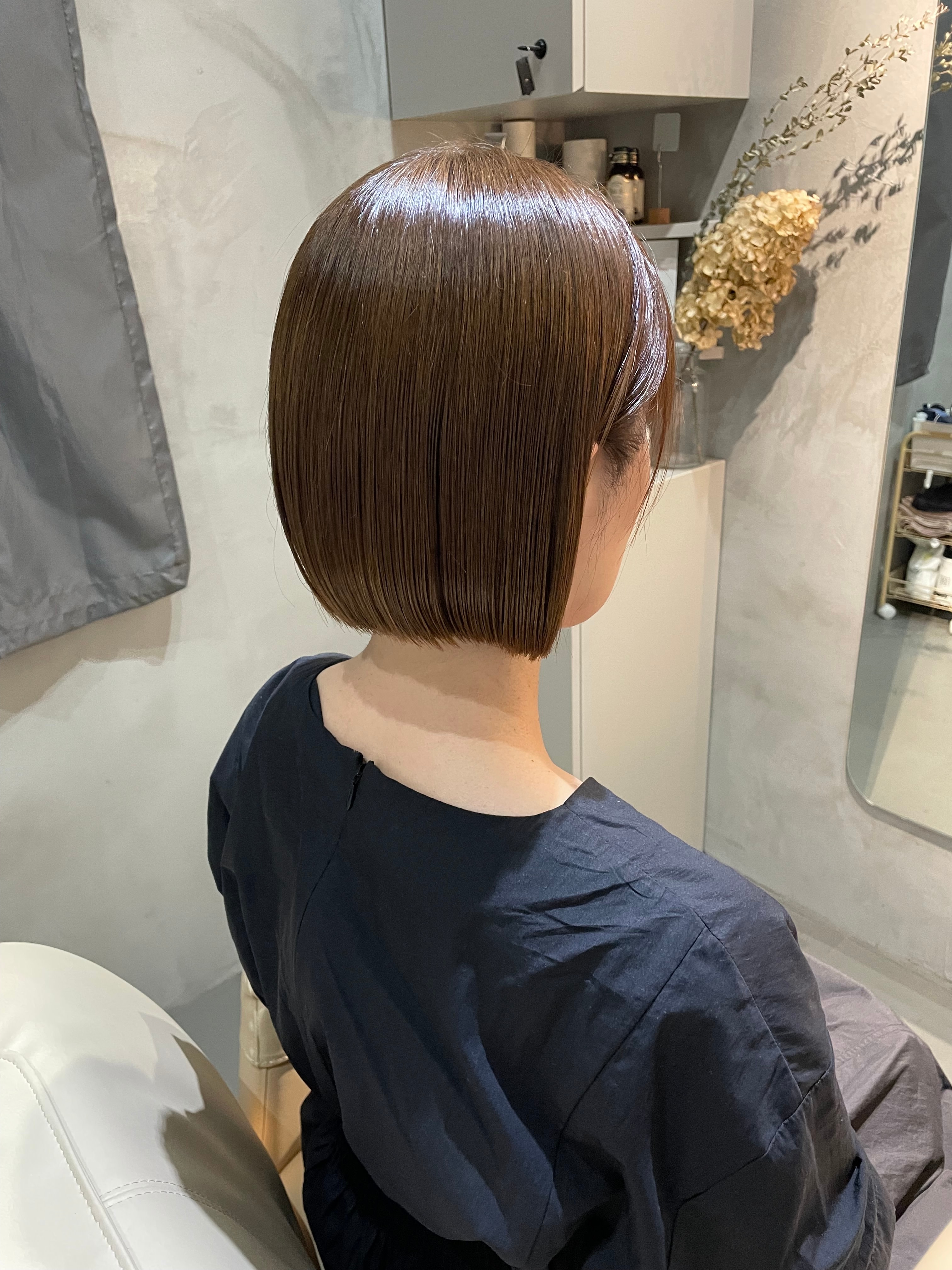 joie 銀座【ジョワ】【ジョワ ギンザ】のスタイル紹介。大人ヘアタイトミニボブ　ショートボブ