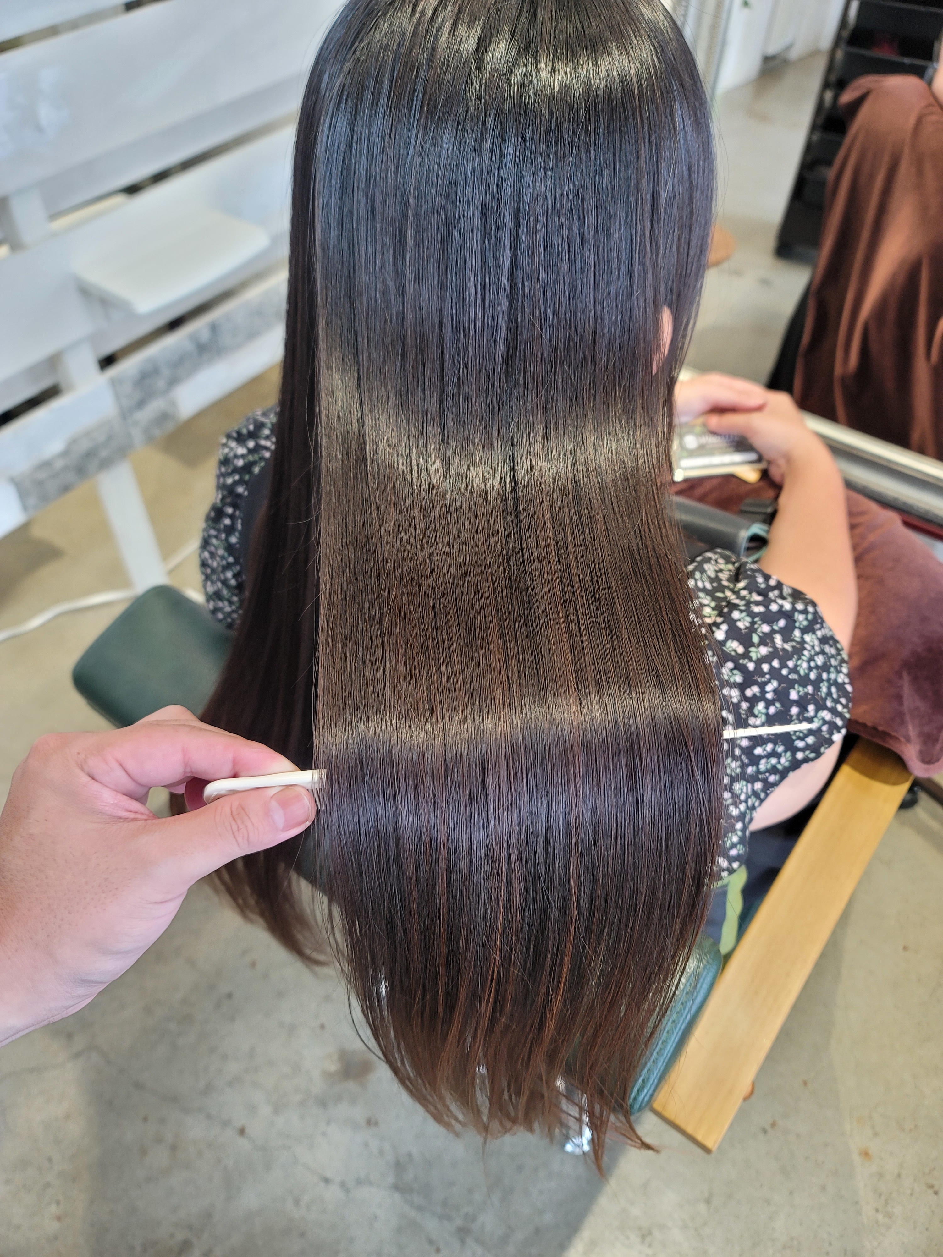 髪質改善トリートメント×縮毛矯正 Wealth【ウェルス】【カミシツカイゼントリートメント シュクモウキョウセイ ウェルス】のスタイル紹介。髪質改善トリートメント×縮毛矯正 Wealth×スタイル