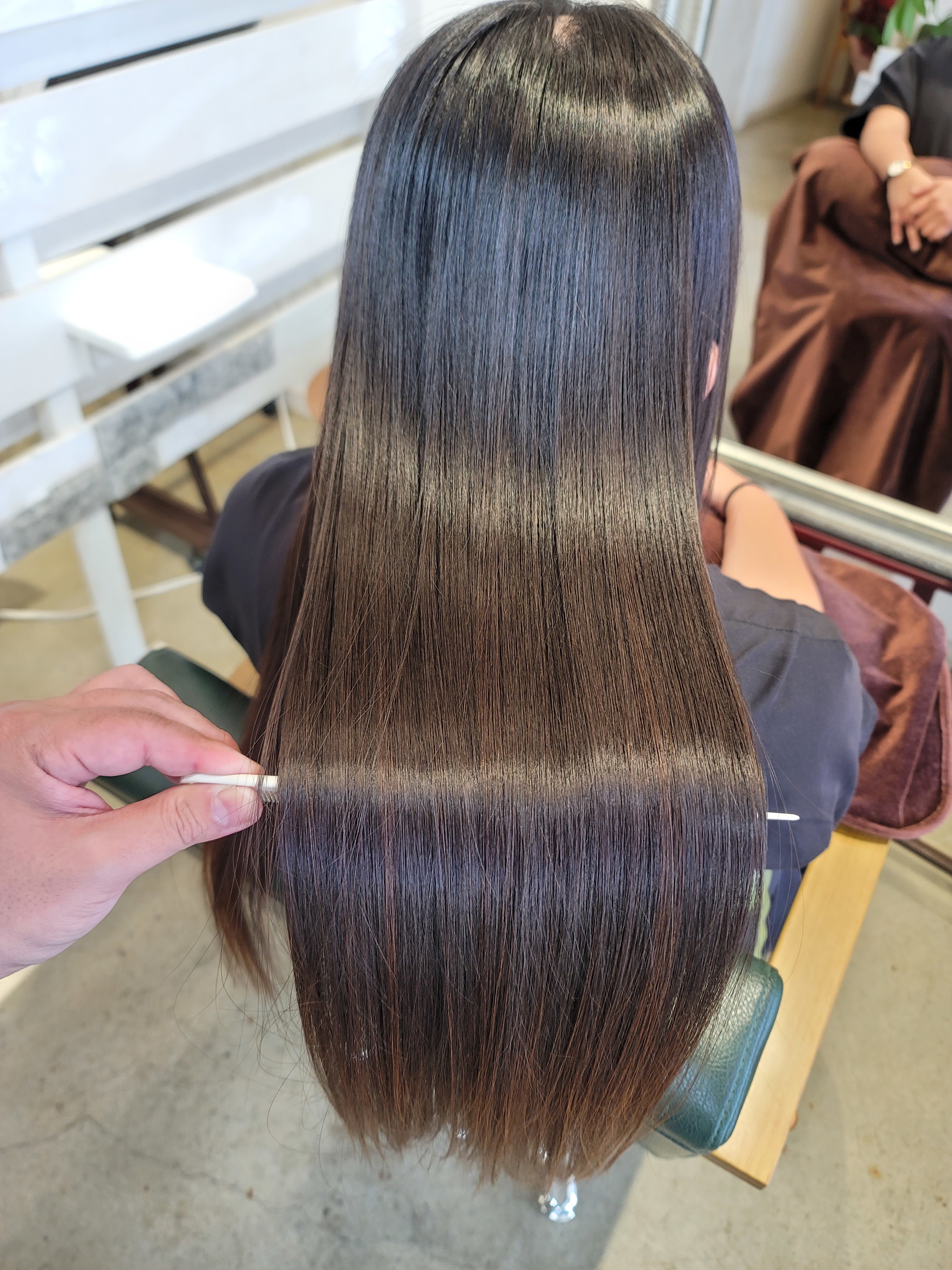 髪質改善トリートメント×縮毛矯正 Wealth【ウェルス】【カミシツカイゼントリートメント シュクモウキョウセイ ウェルス】のスタイル紹介。髪質改善トリートメント×縮毛矯正 Wealth×スタイル