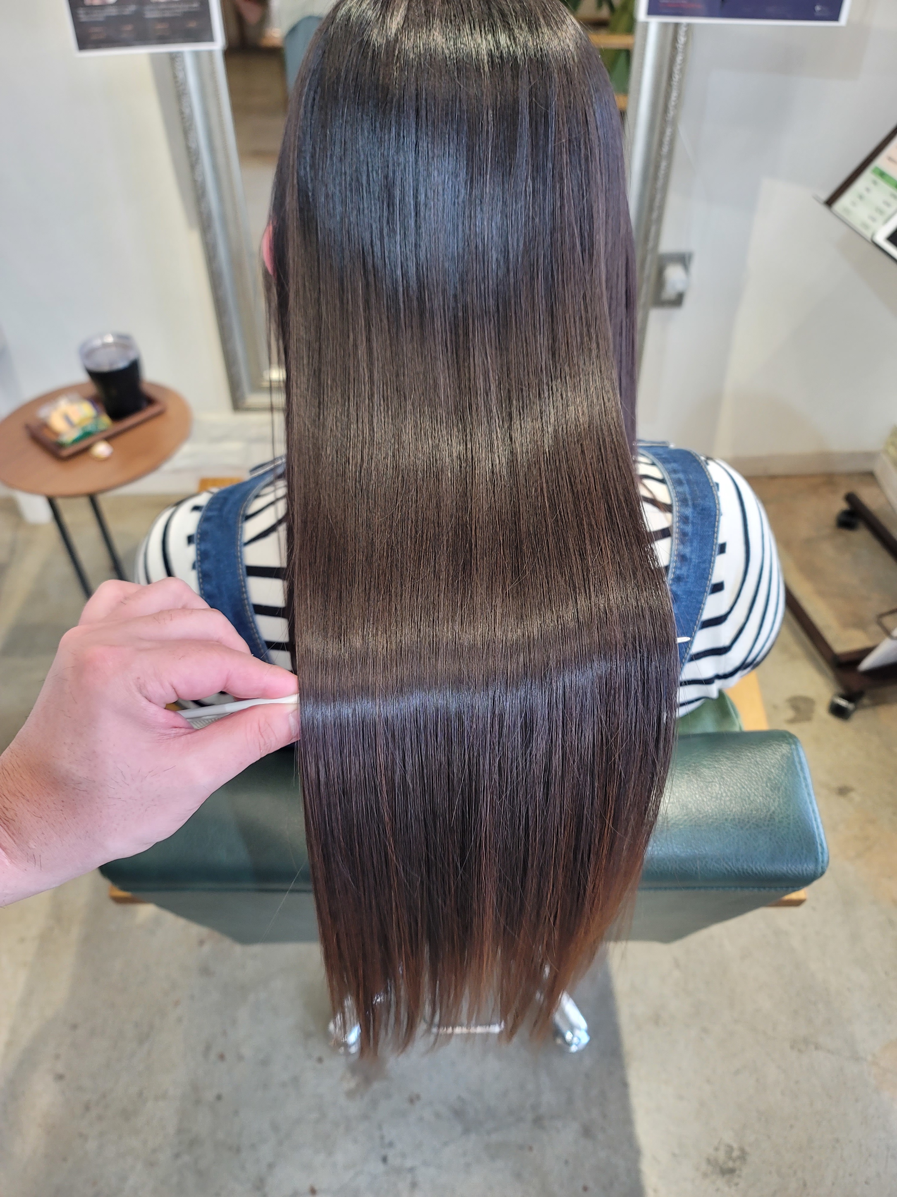 髪質改善トリートメント×縮毛矯正 Wealth【ウェルス】【カミシツカイゼントリートメント シュクモウキョウセイ ウェルス】のスタイル紹介。髪質改善トリートメント×縮毛矯正 Wealth×スタイル