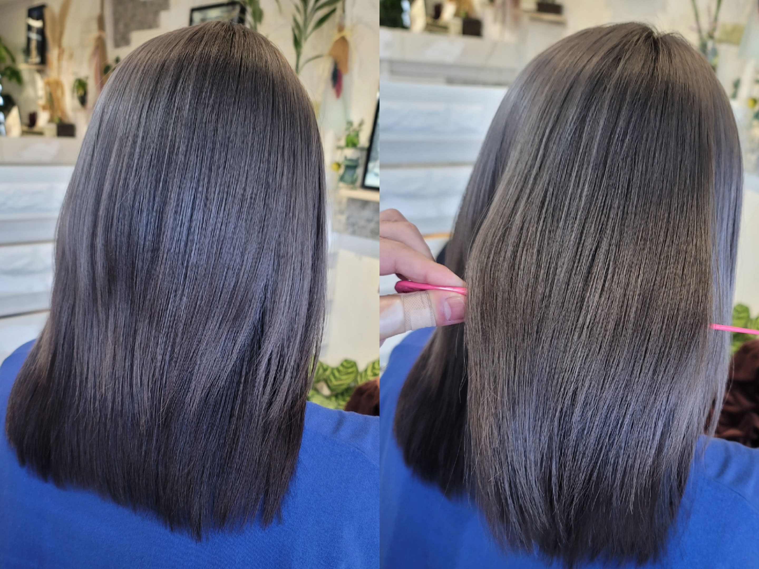 髪質改善トリートメント×縮毛矯正 Wealth【ウェルス】【カミシツカイゼントリートメント シュクモウキョウセイ ウェルス】のスタイル紹介。髪質改善トリートメント×縮毛矯正 Wealth×スタイル