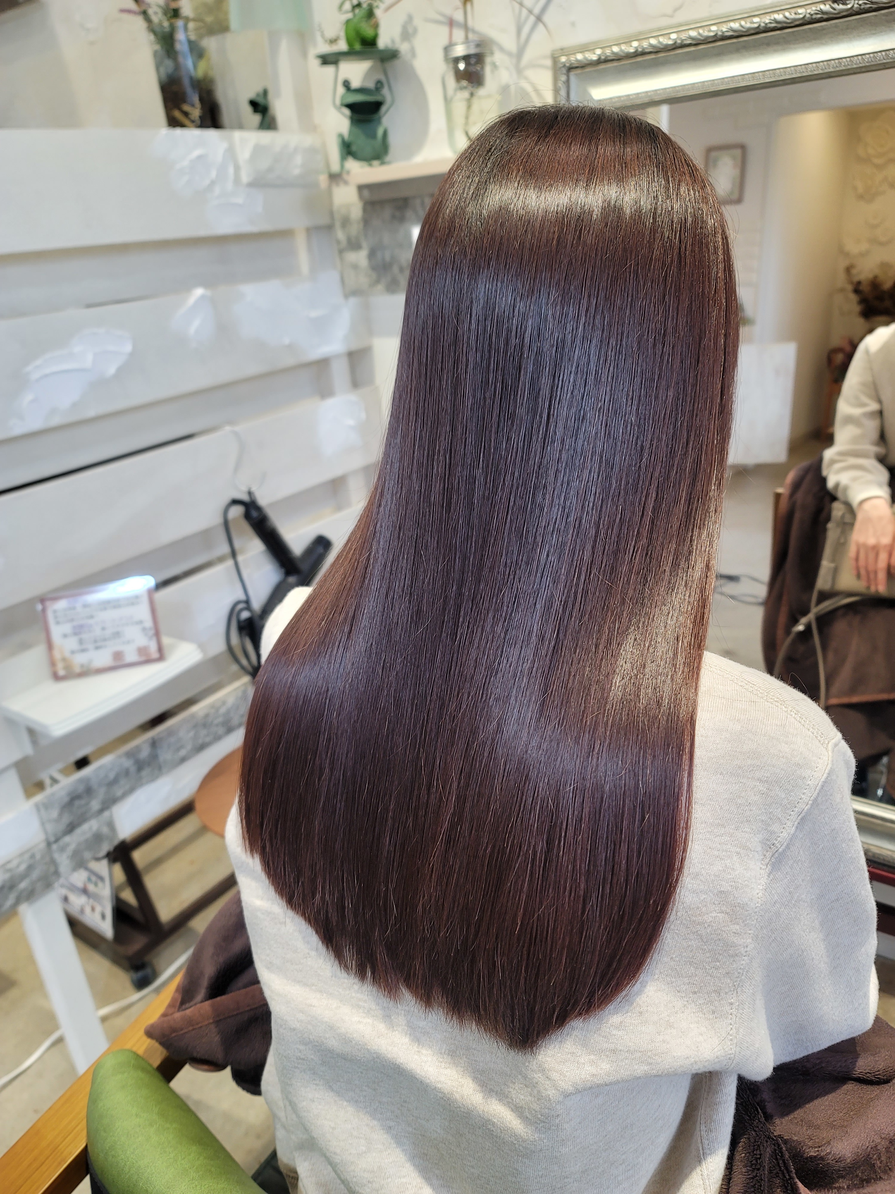 髪質改善トリートメント×縮毛矯正 Wealth【ウェルス】【カミシツカイゼントリートメント シュクモウキョウセイ ウェルス】のスタイル紹介。髪質改善トリートメント×縮毛矯正 Wealth×スタイル