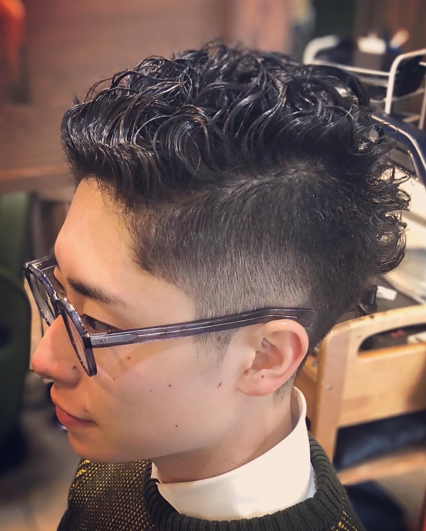 hair&relaxation salon Hot Naps【ヘアーアンドリラクゼーションサロンホットナップス】のスタイル紹介。ソフトフェード＆カールスタイル