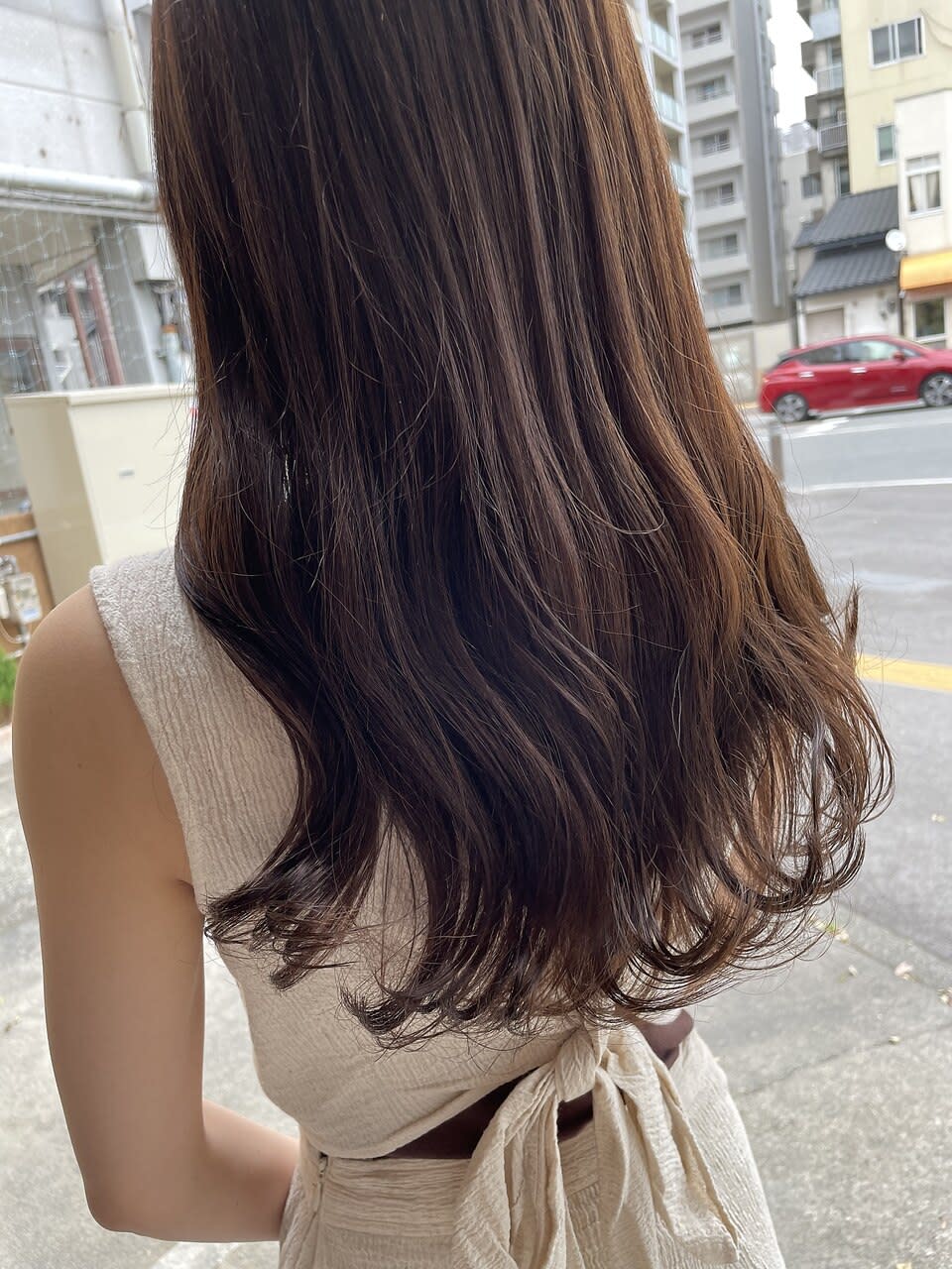 AOZORA HAIR FUJISAKIGU【アオゾラヘアーフジサキグウ】のスタイル紹介。◎フレンチガーリー◎ ミルクチョコレート_ココアブラウン