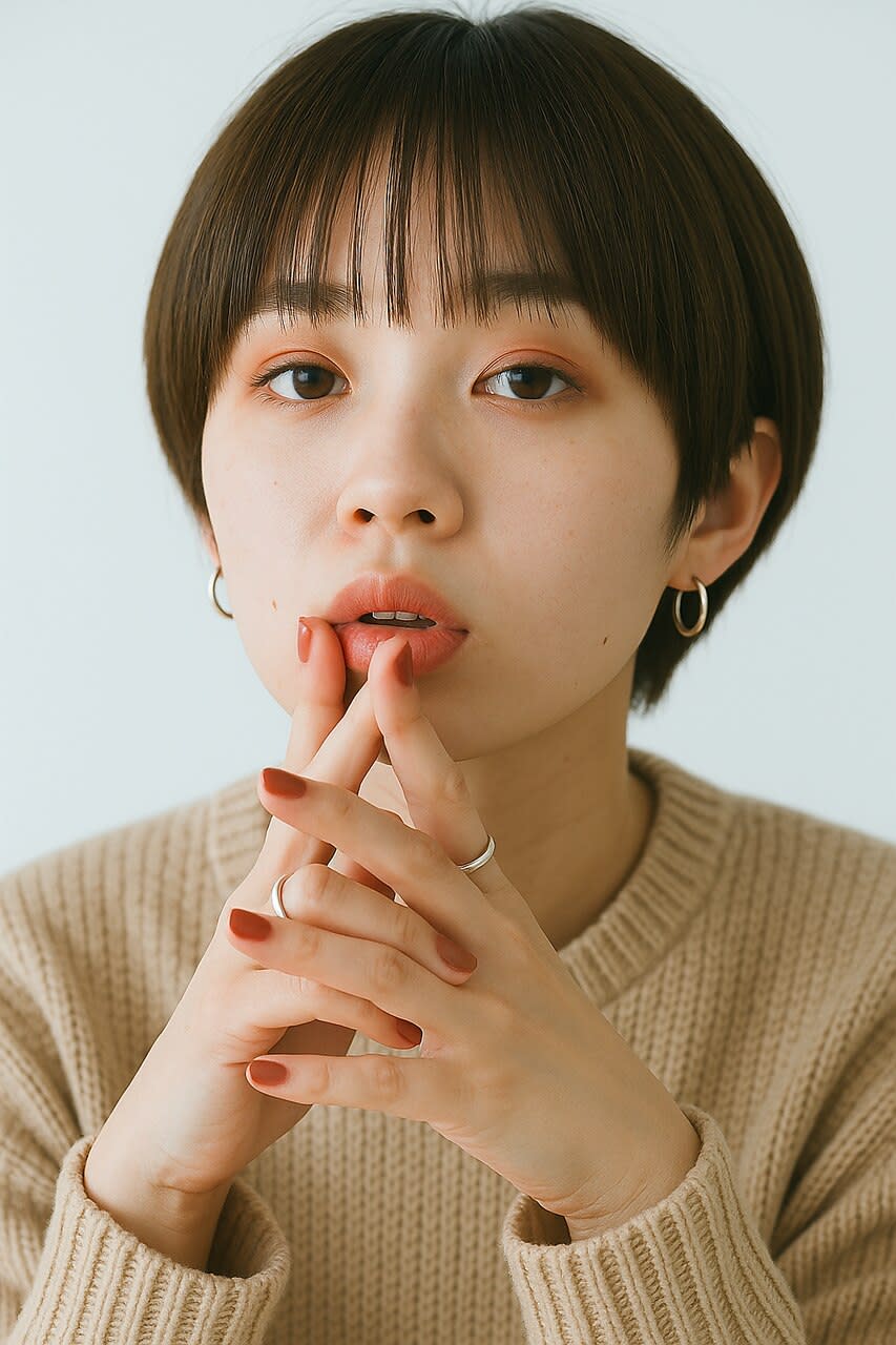 un le pont【アンルポン】のスタイル紹介。優しいミニマムシフォンショート