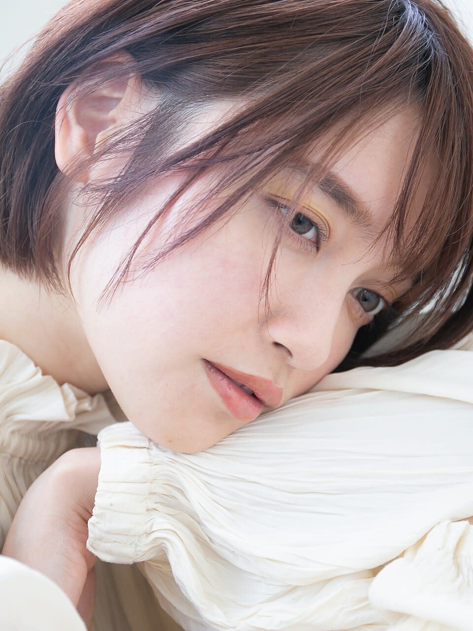 un le pont【アンルポン】のスタイル紹介。大人かわいい小顔透明感ブラウンジュショート