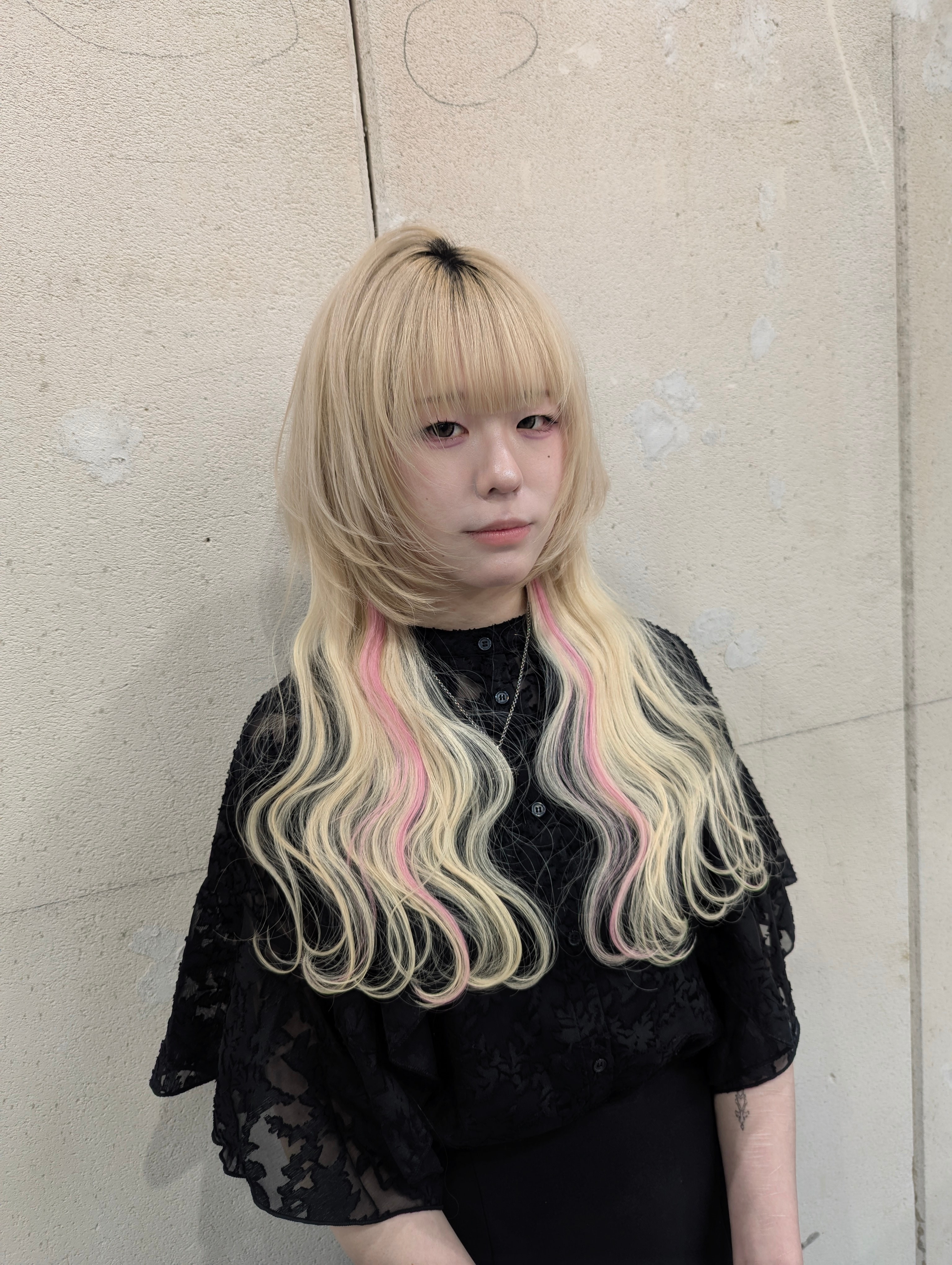 エクステ・ブリーチ・髪質改善トリートメント・縮毛矯正専門店 EDeN エデン 福岡店【エクステ ブリーチ カミシツカイゼントリートメント シュクモウキョウセイセンモンテン エデンフクオカ】のスタイル紹介。エクステで作るロングウルフスタイル☆