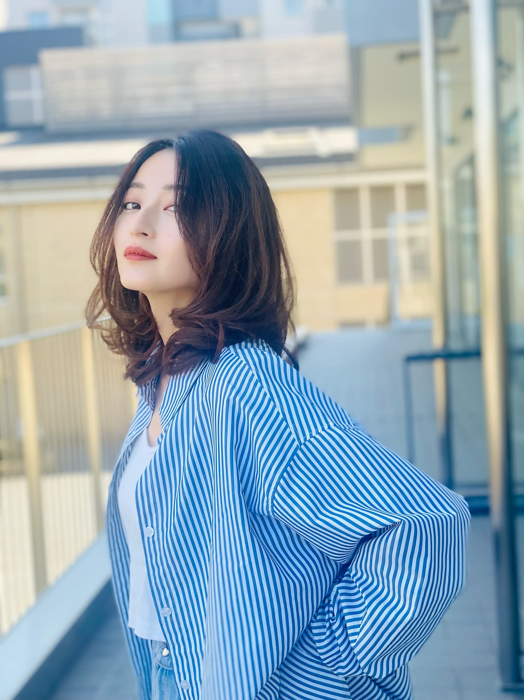 RITZ 代官山【リッツ ダイカンヤマ】のスタイル紹介。ミディアムレイヤー