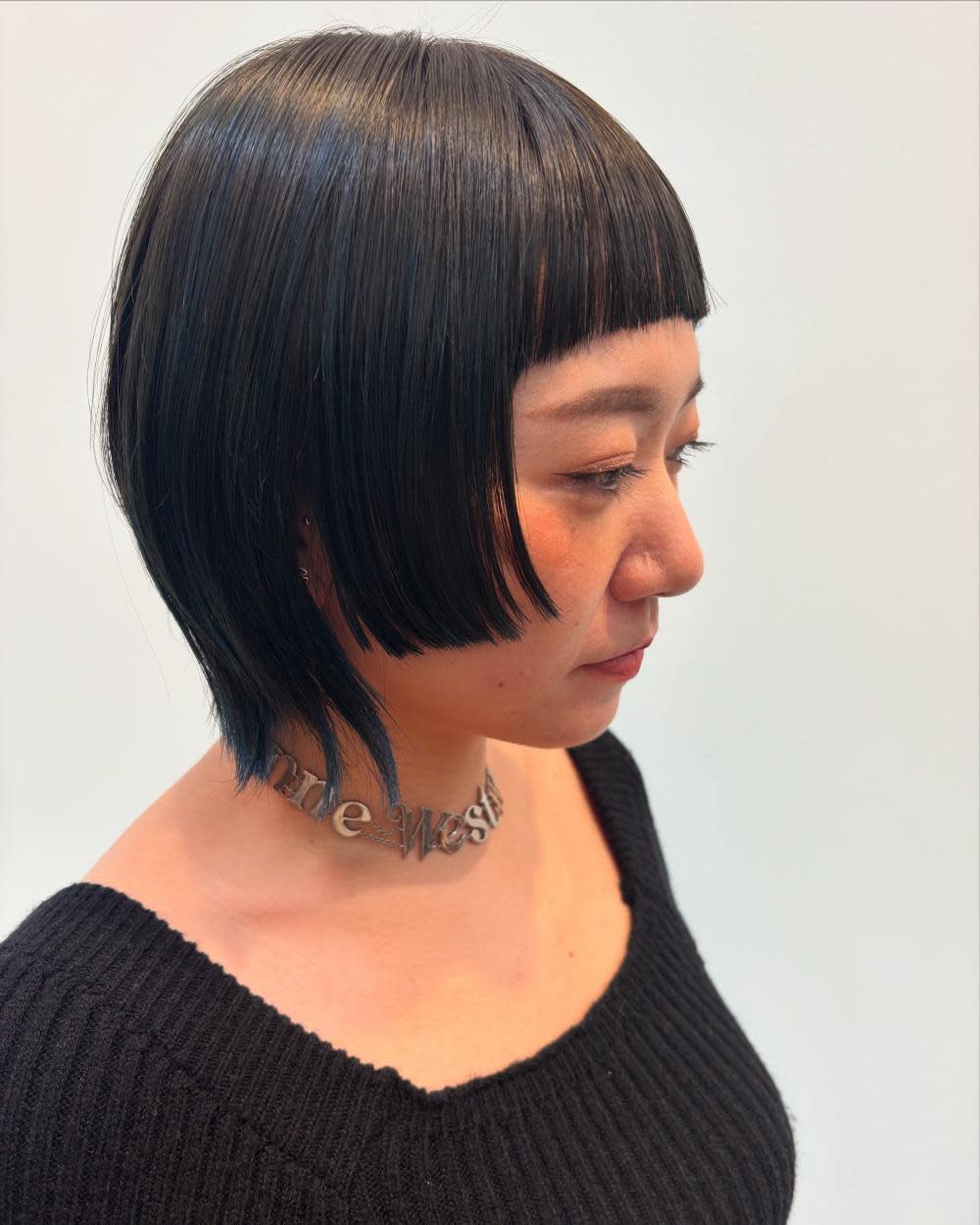 半個室型美容室 Sourire 野芥店【ハンコシツガタビヨウシツ スーリール ノケテン】のスタイル紹介。個性派ウルフ