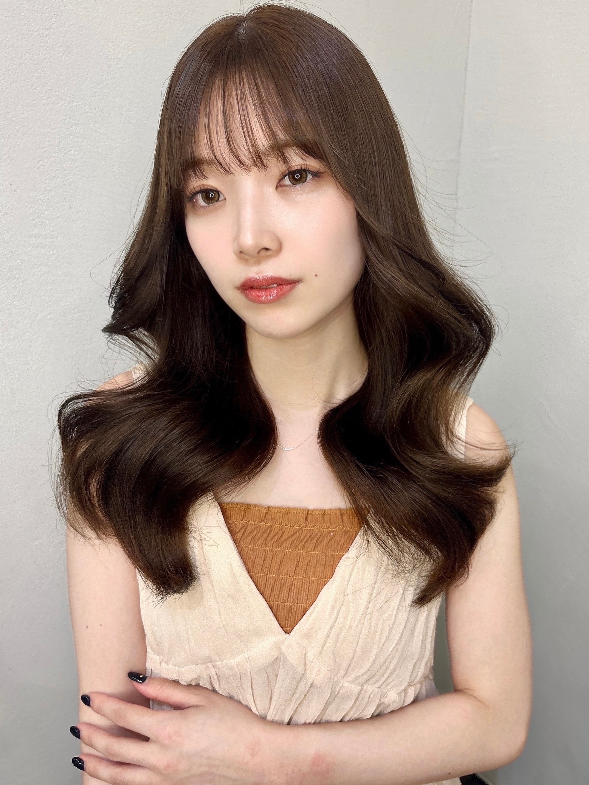 lott annibirth 髪質改善縮毛矯正/髪質改善トリートメント【ロット アニバース】のスタイル紹介。【髪質改善】ヘーゼルベージュ/艶髪/透明感/トリートメント