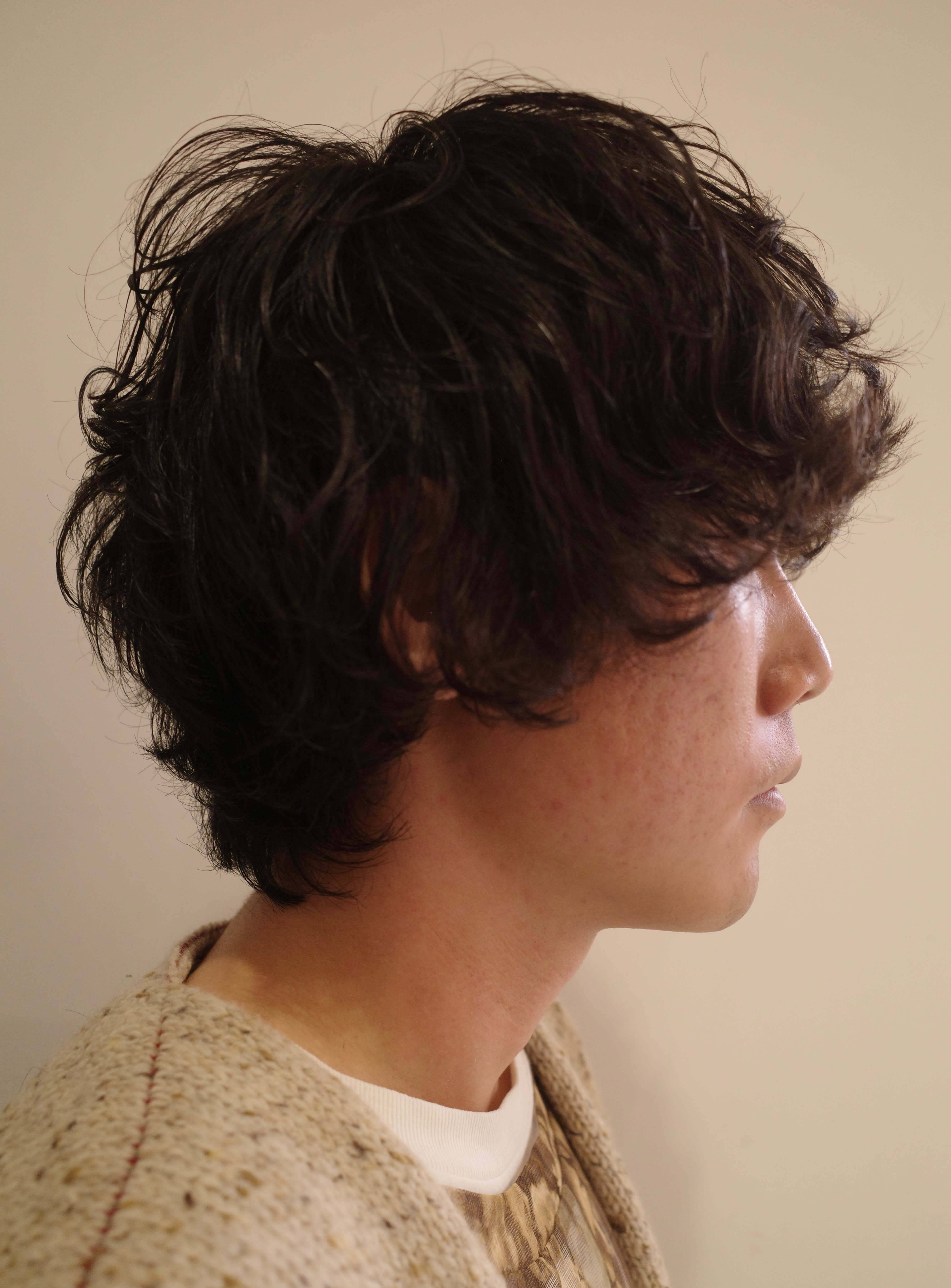 BLUE TOMATO【ブルートマト】のスタイル紹介。マッシュウルフパーマ