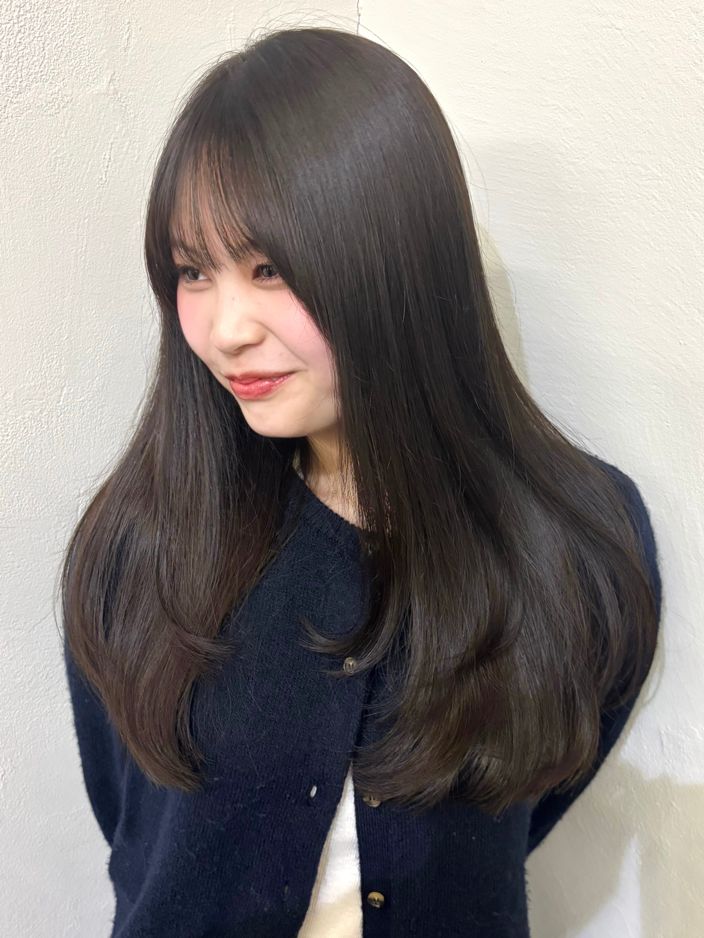 lott annibirth 髪質改善縮毛矯正/髪質改善トリートメント【ロット アニバース】のスタイル紹介。【髪質改善】グレージュ/艶髪/透明感/トリートメント