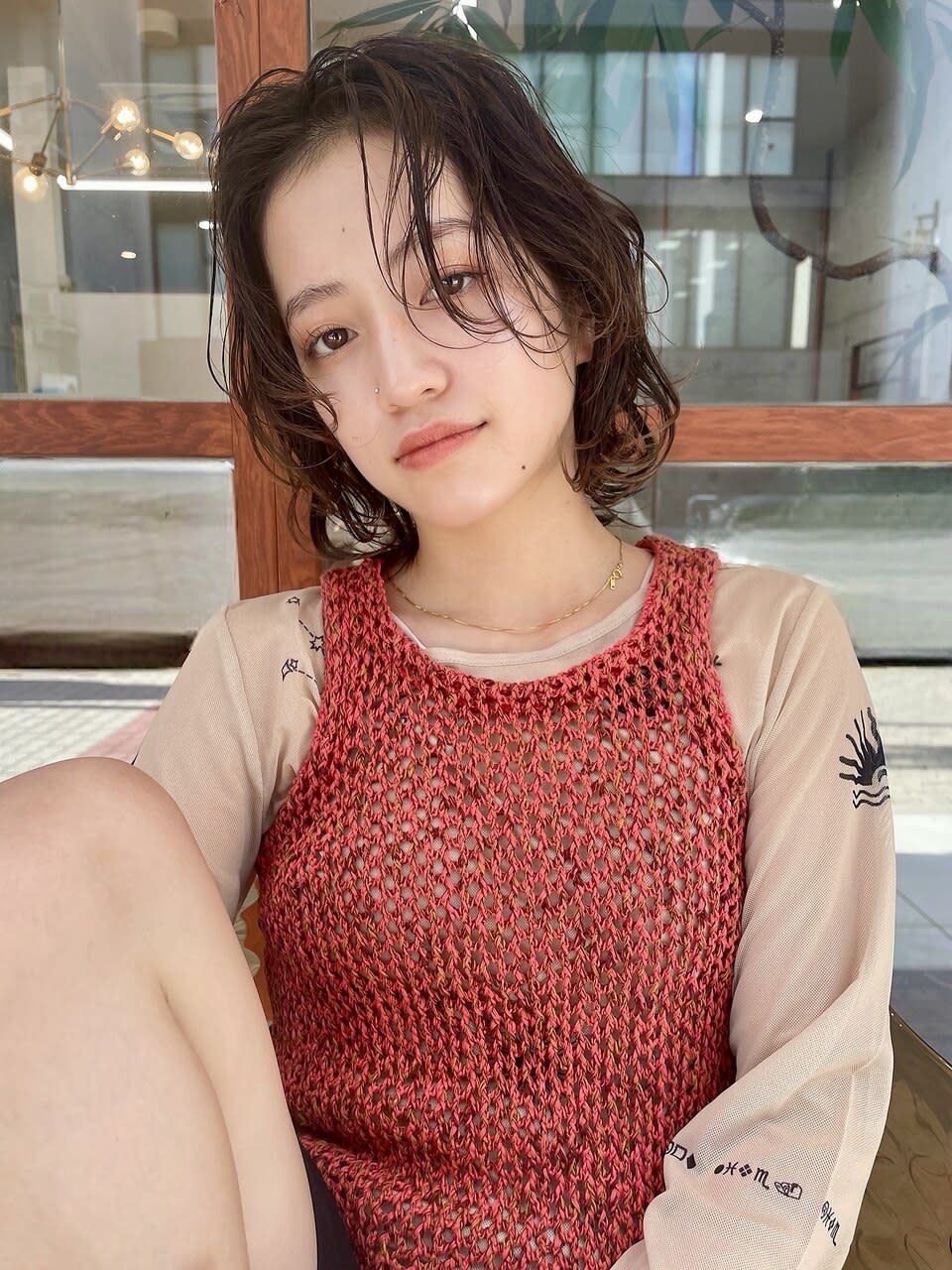 noii【ノイ】のスタイル紹介。顔周りレイヤー/ウェーブボブ/ウルフ/ウルフボブ