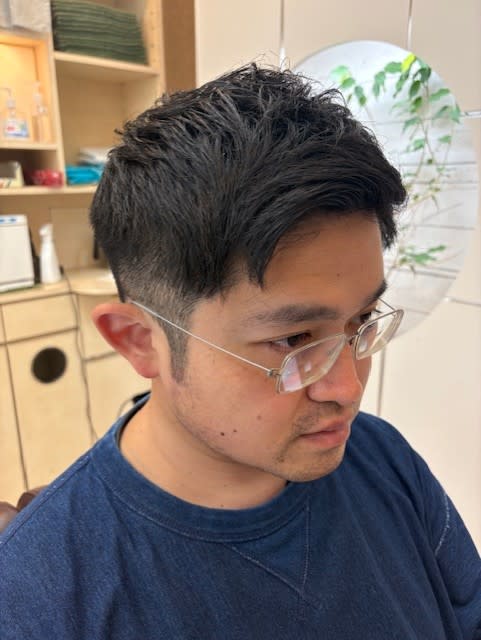 ヘアサロン大野 iki 堂島店【ヘアサロンオオノイキ】のスタイル紹介。フォワード×シャドーフェード