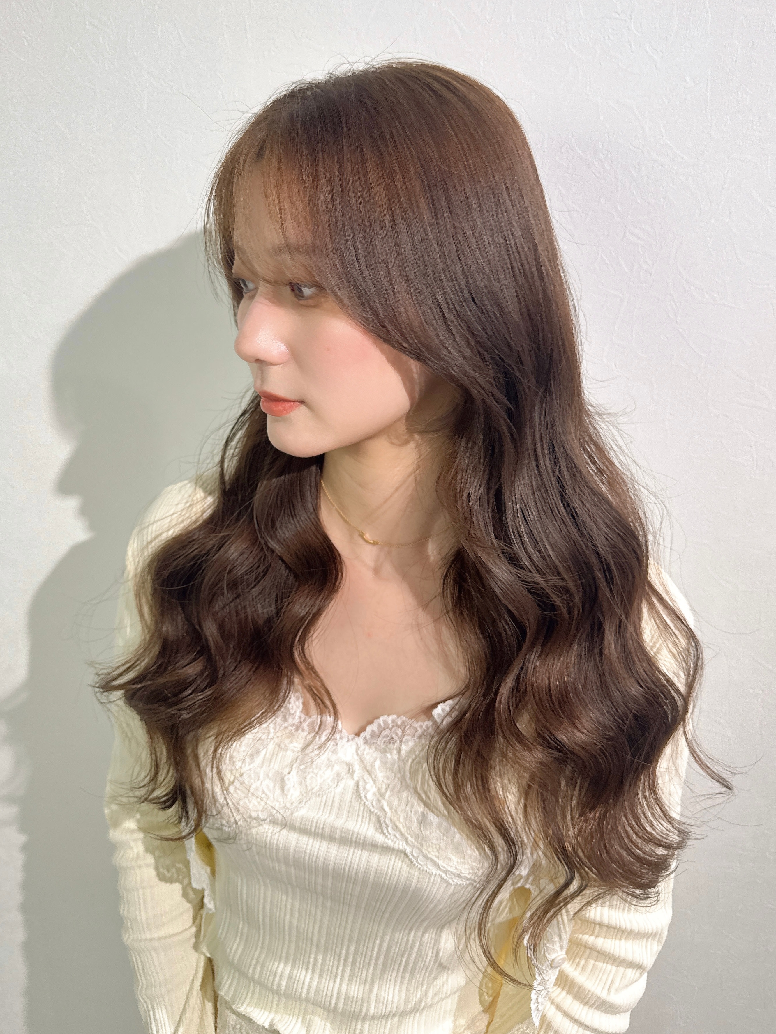 Lumo【ルモ】のスタイル紹介。ヘーゼルベージュ×レイヤー