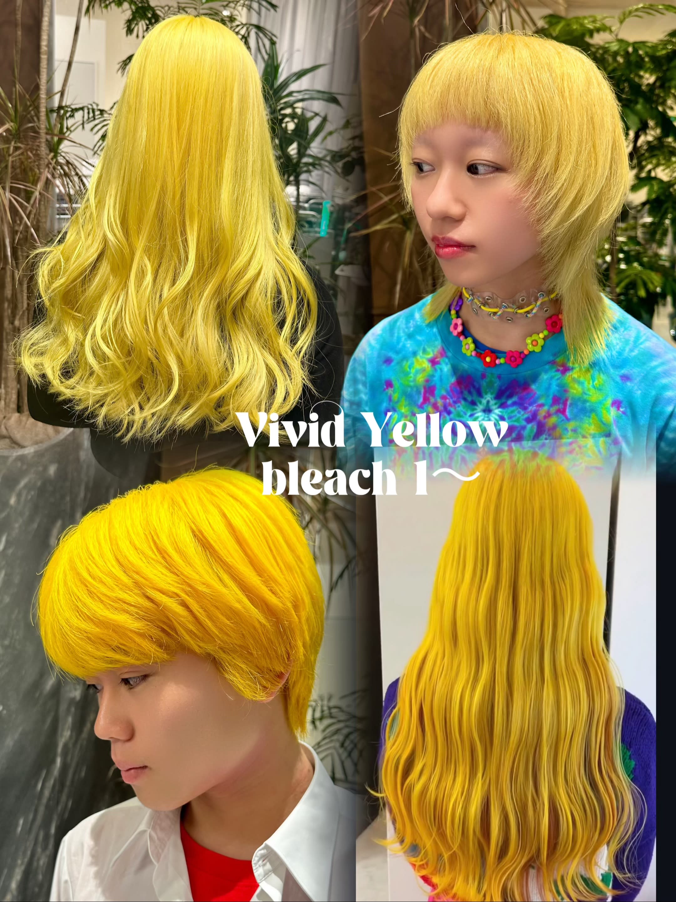 A'nyu【アニュー】のスタイル紹介。イエローヘアー