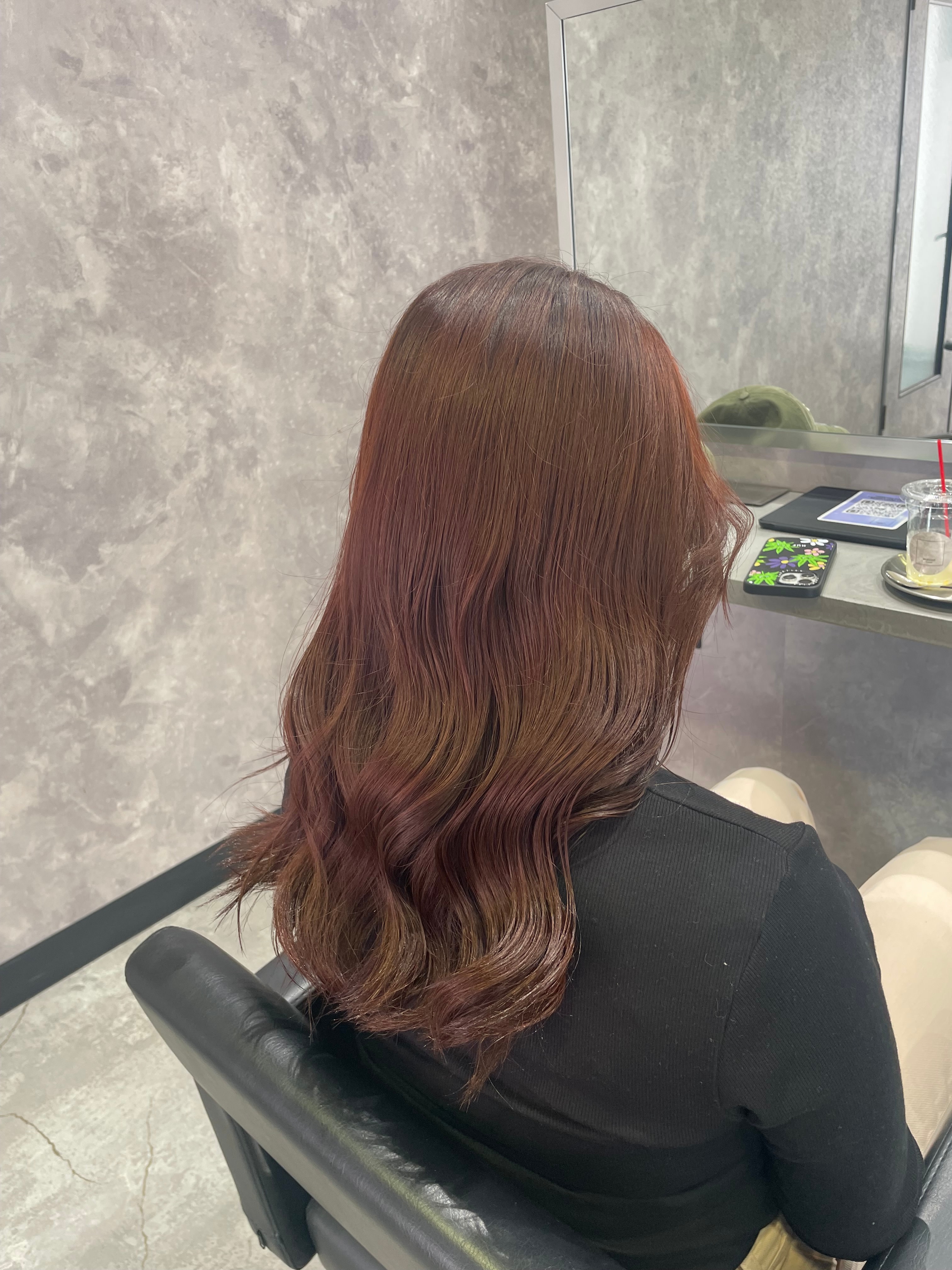 Maison 7LOOKS 宇都宮簗瀬店【メゾン セブンルックス ウツノミヤヤナセテン】のスタイル紹介。オレンジブラウン《手塚》