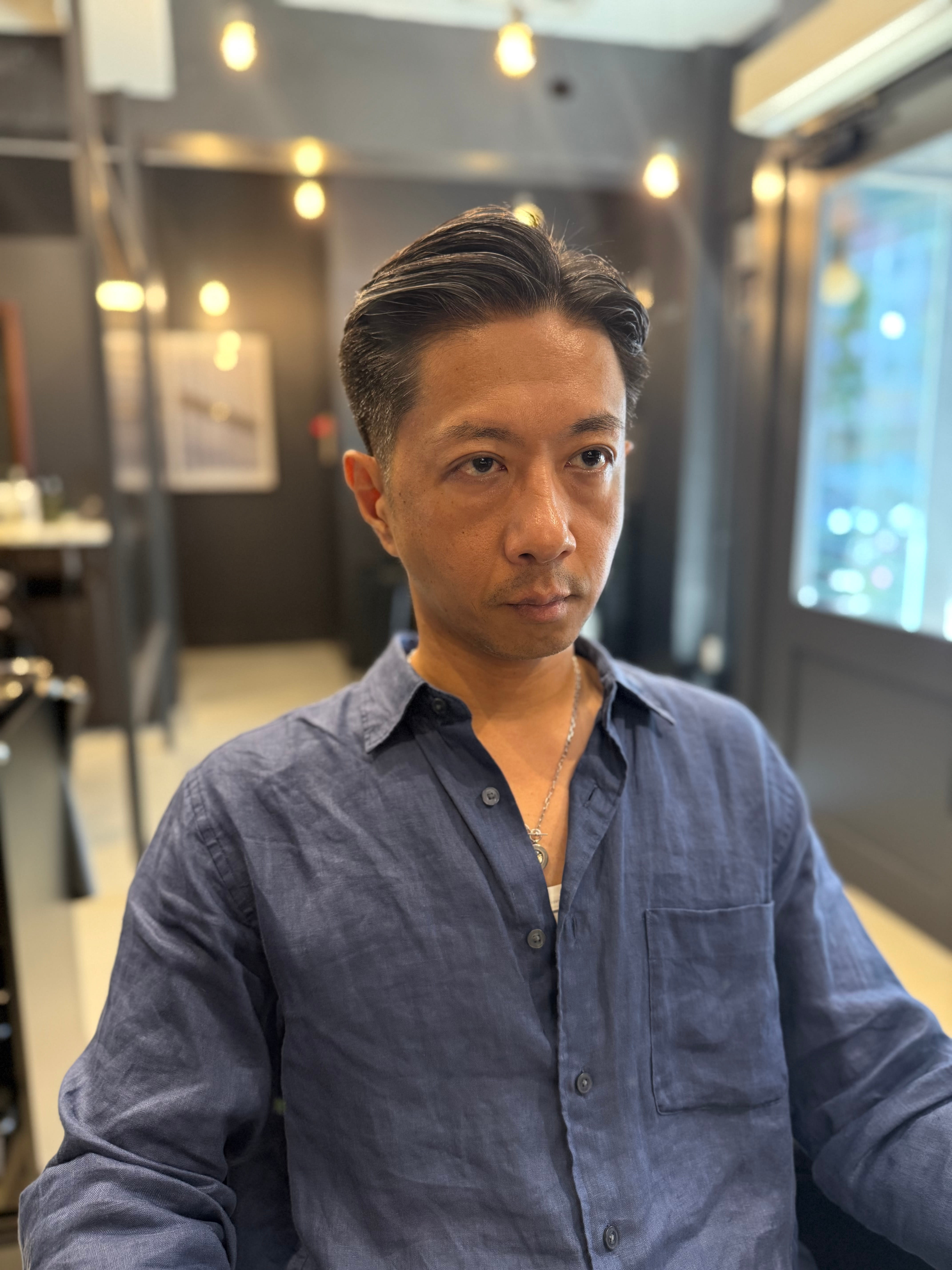 THE MAN LeverageNewYork【ザマンリバレッジニューヨーク】のスタイル紹介。海外イケオジサイドパート