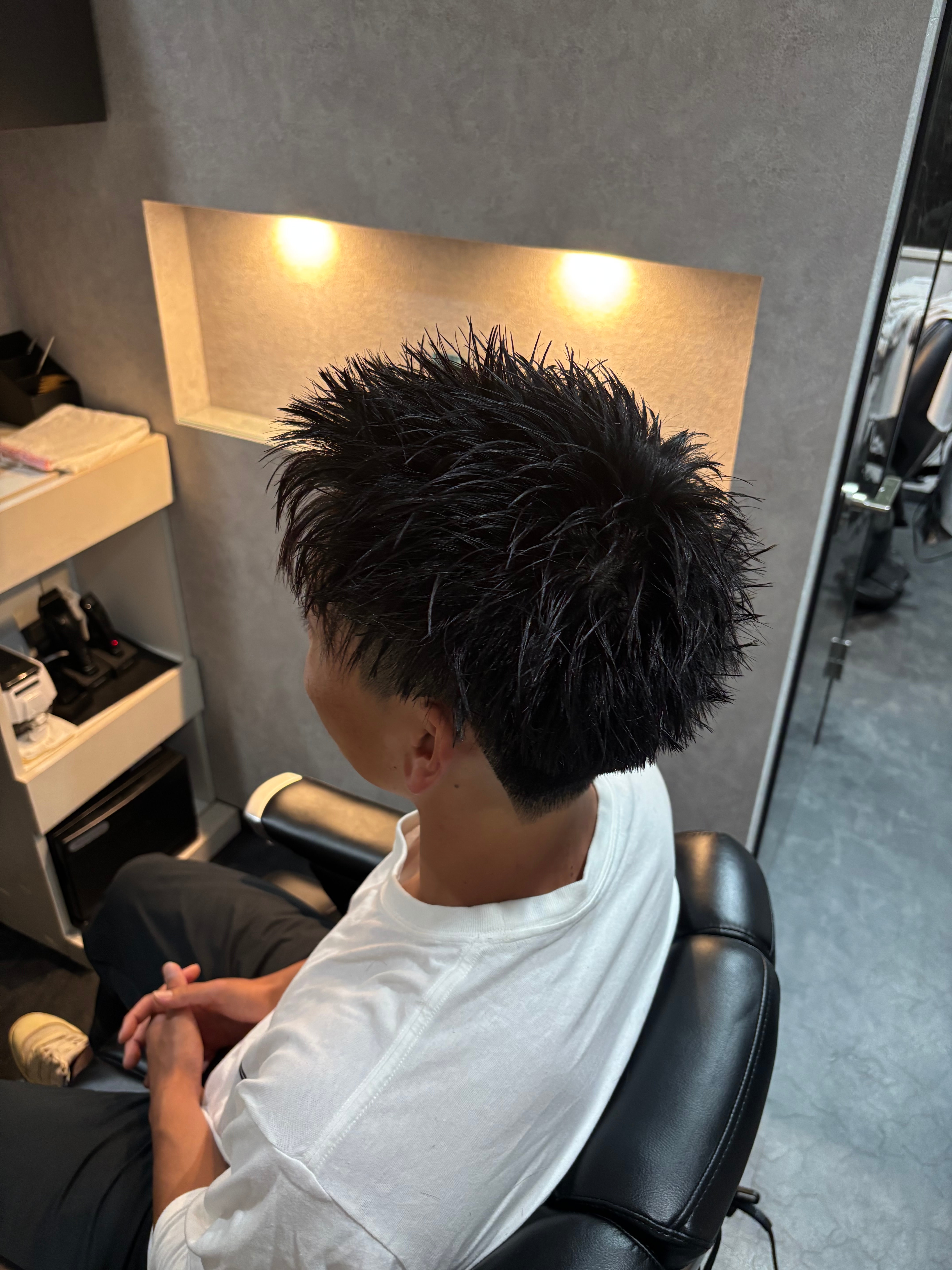 UNTRACE BARBERSHOP 池袋東口店【アントレース バーバーショップ】のスタイル紹介。スパイキーショート