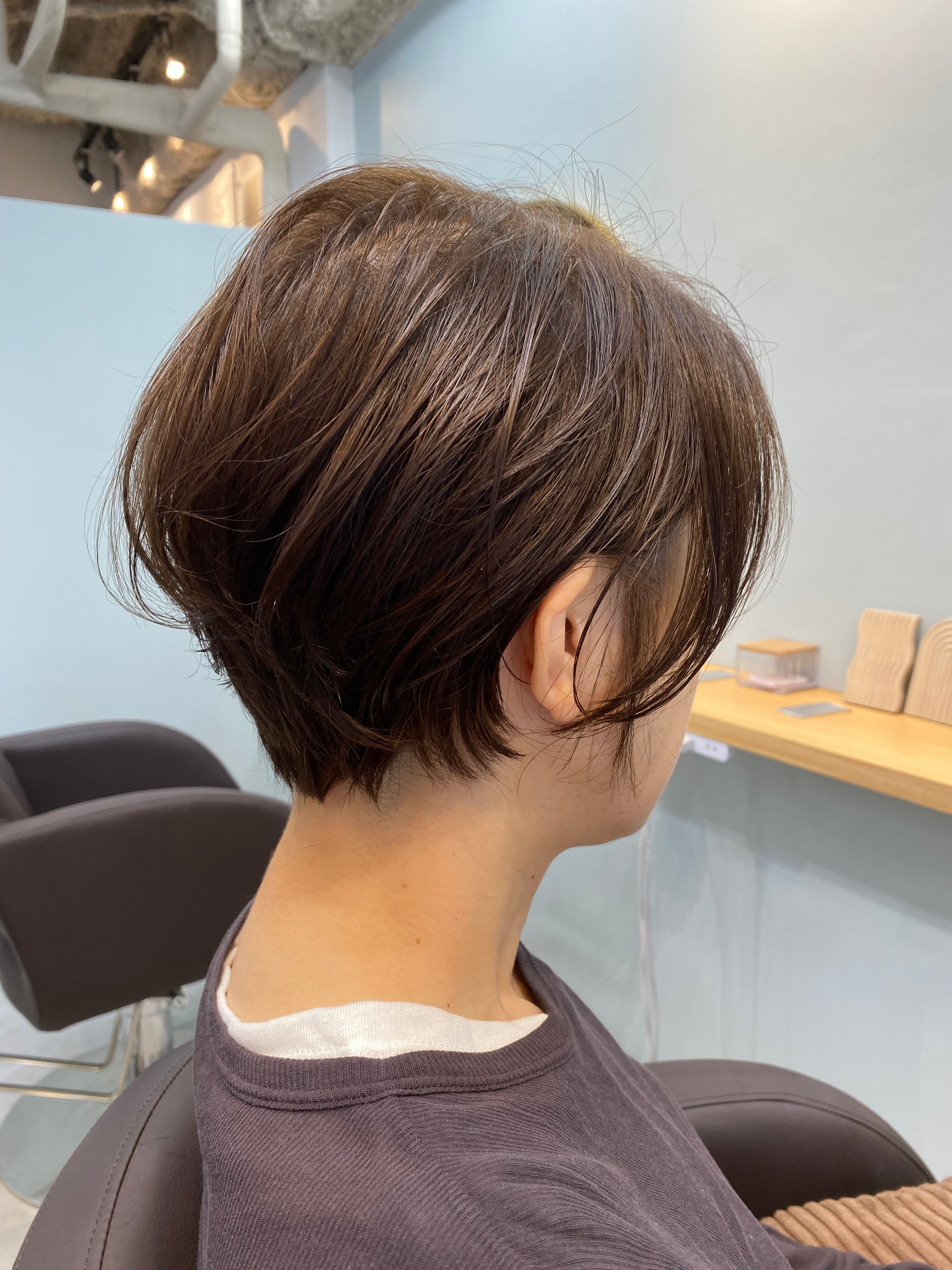 a-o岡野/横浜【アオ オカノ ヨコハマ】のスタイル紹介。丸みショート◎