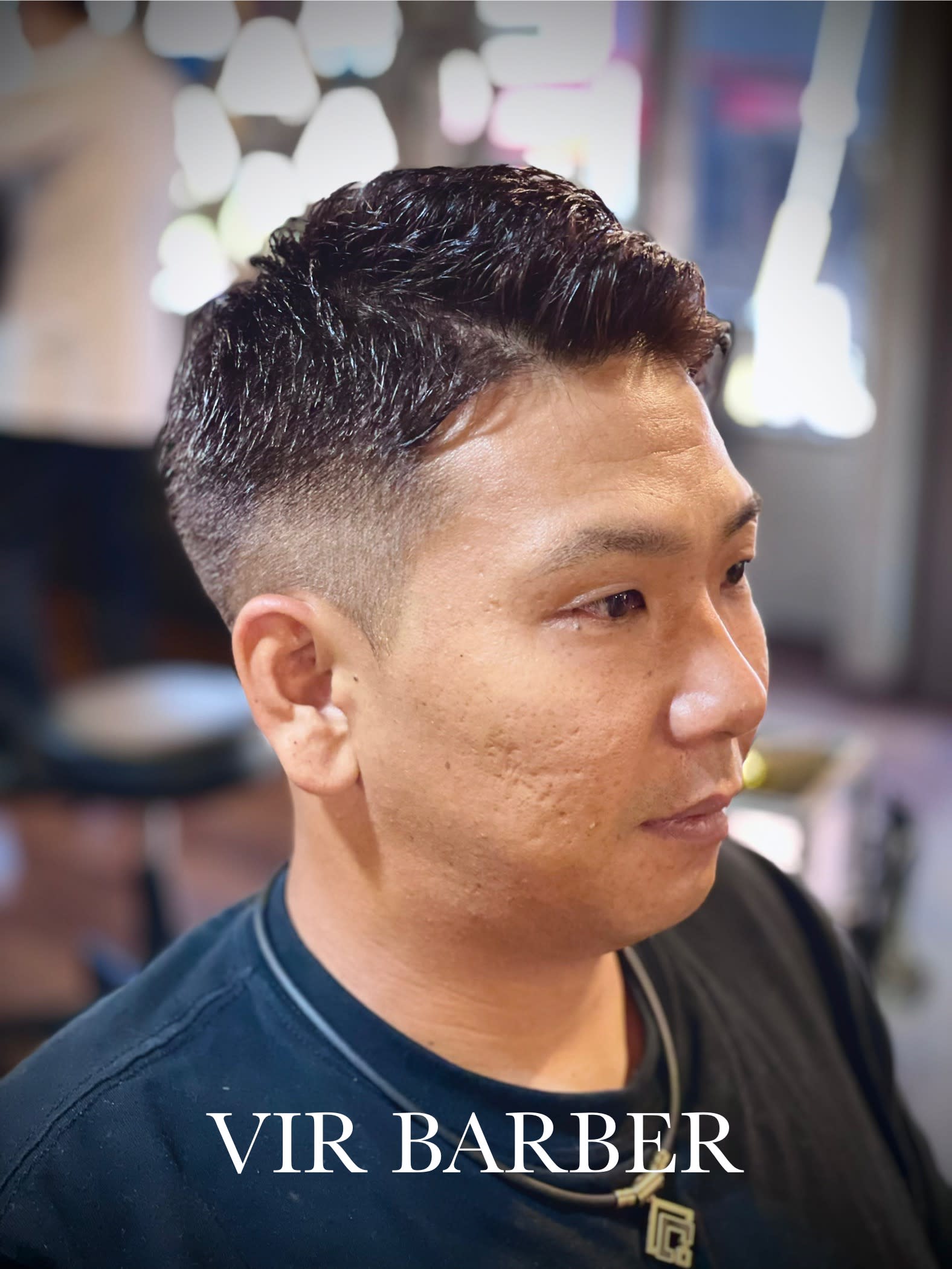 VIR BARBER【ヴィルバーバー】のスタイル紹介。【ナチュラルフェード × ショート】仕事も休日も万能ヘアー