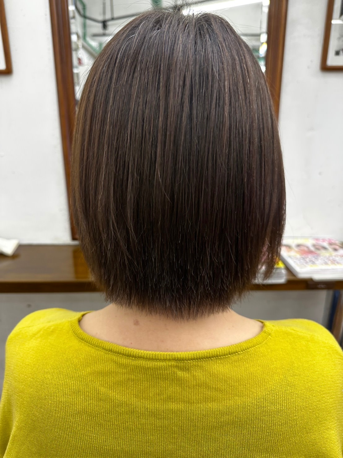 APIS 縮毛矯正専門店【アピス】のスタイル紹介。レイヤーボブ　2時間仕上げ