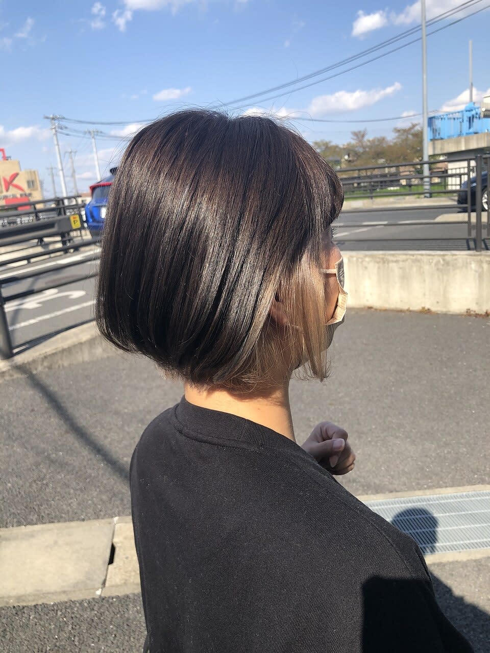 amuser ravie【アミュゼラヴィ】のスタイル紹介。ボブ×インナーカラー/シルキーベージュ