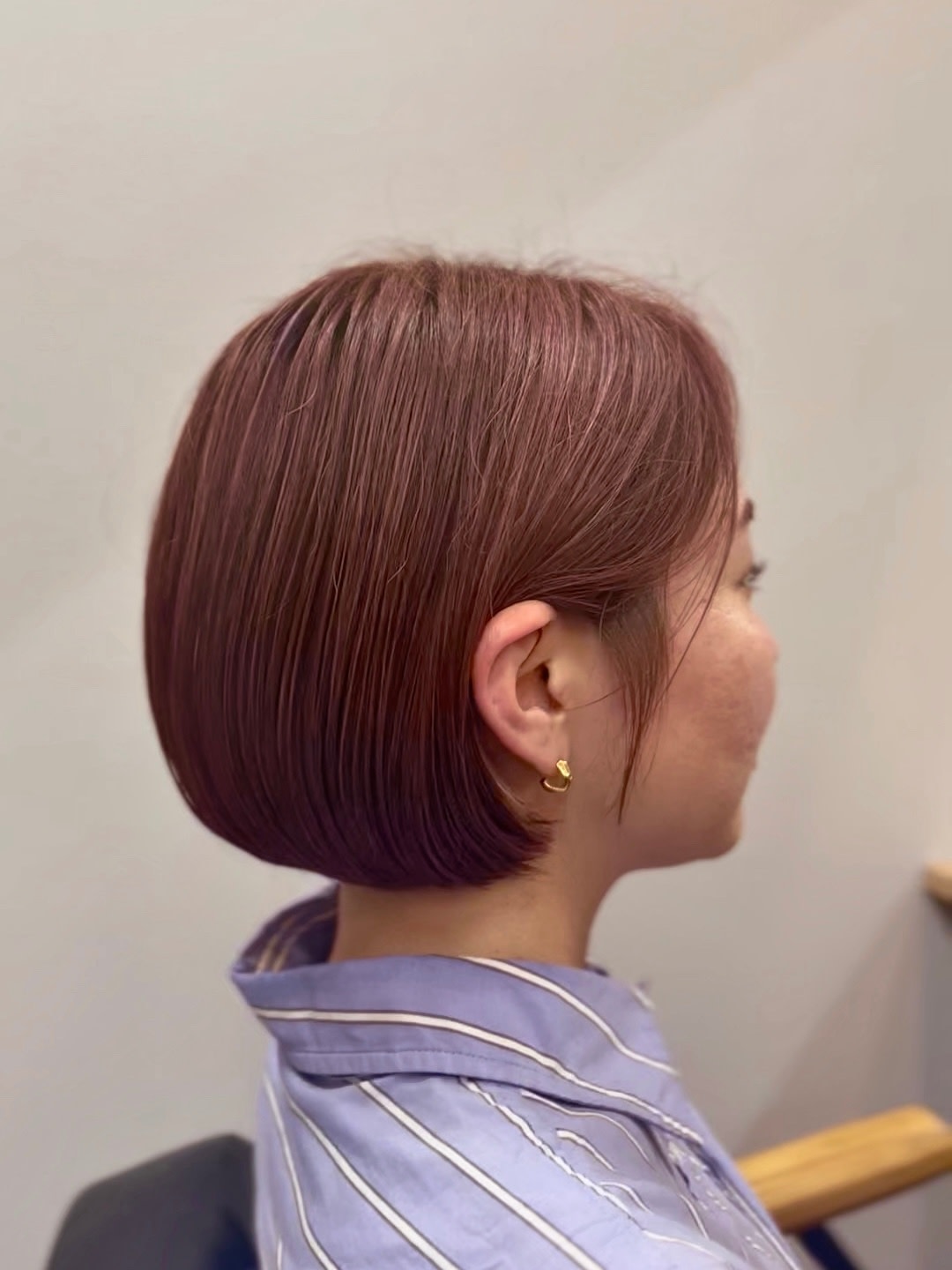 noi.【ノイ】【ノイ】のスタイル紹介。【noi.】ミニボブ×ハイライトピンクベージュ