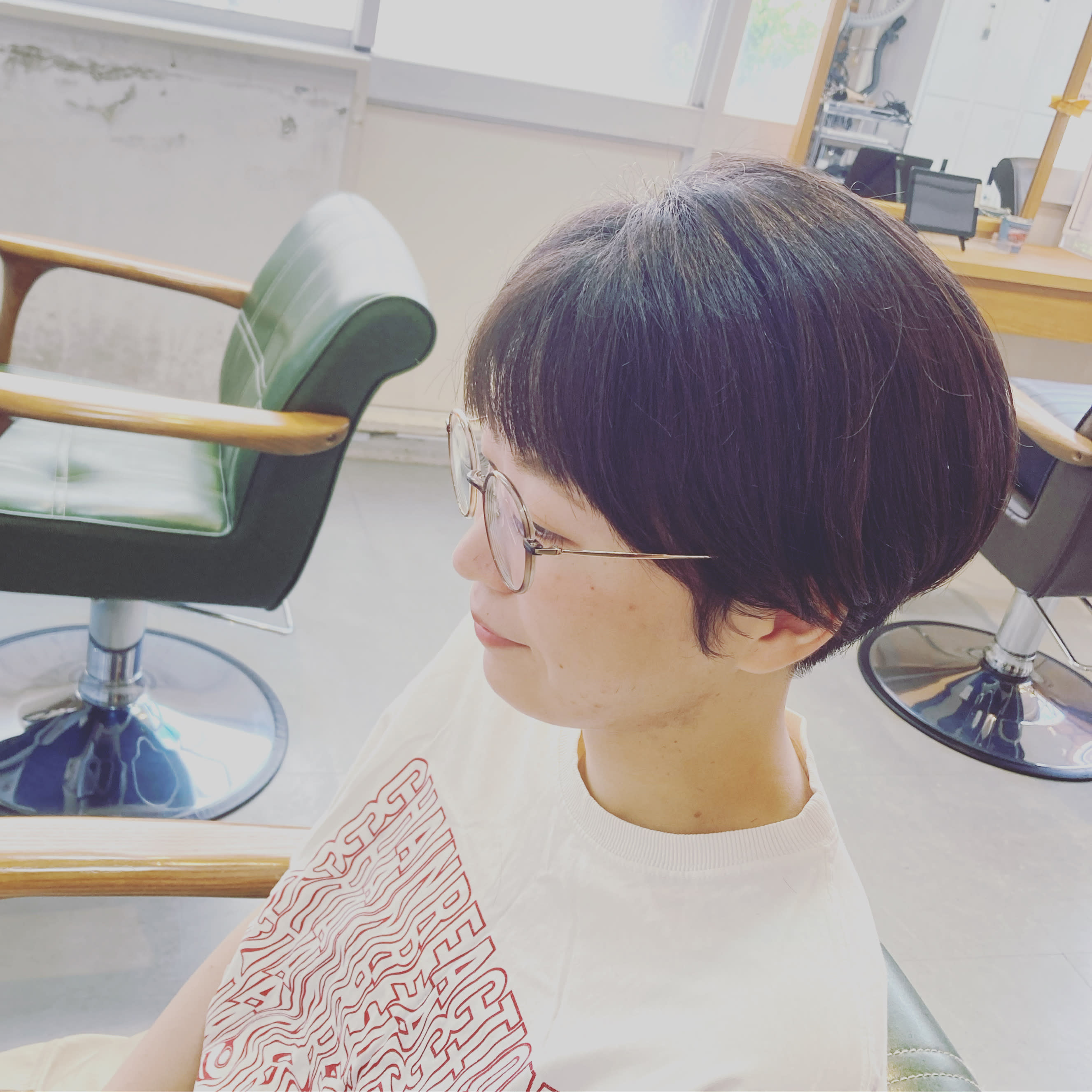 ポワル理美容室【ポワルリビヨウシツ】のスタイル紹介。マッシュショート