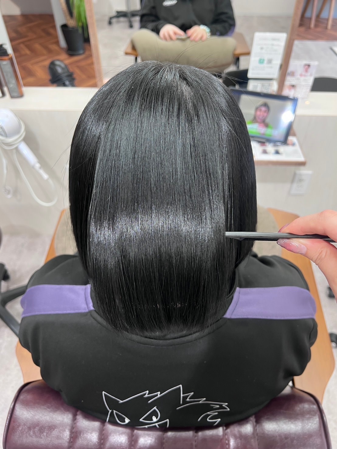 verite～髪質改善トリートメント/縮毛矯正～津田沼駅前店【ベリテカミシツカイゼントリートメントシュクモウキョウセイツダヌマエキマエテン】のスタイル紹介。verite～髪質改善トリートメント/縮毛矯正～津田沼駅前店