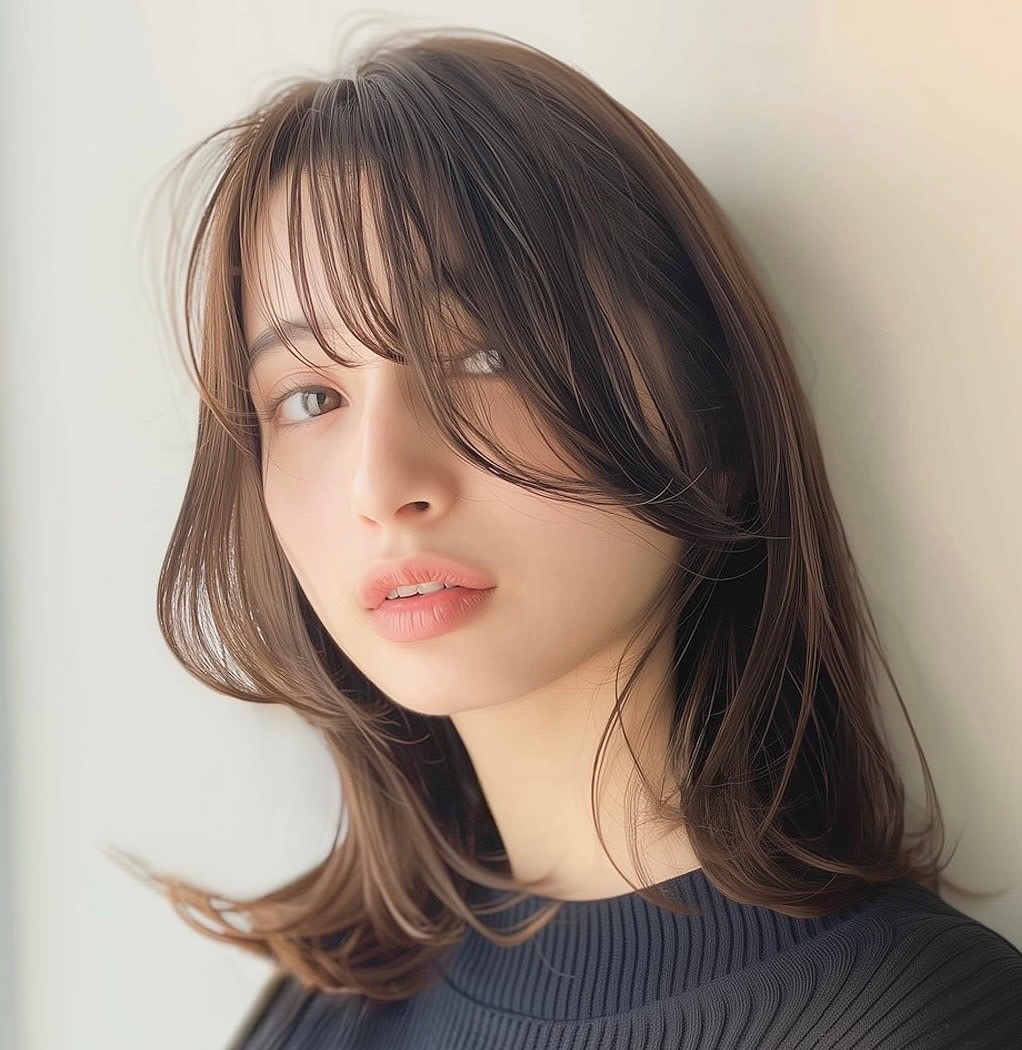 GARDEN es 緑井店【ガーデンエスミドリイテン】のスタイル紹介。外ハネミディアム