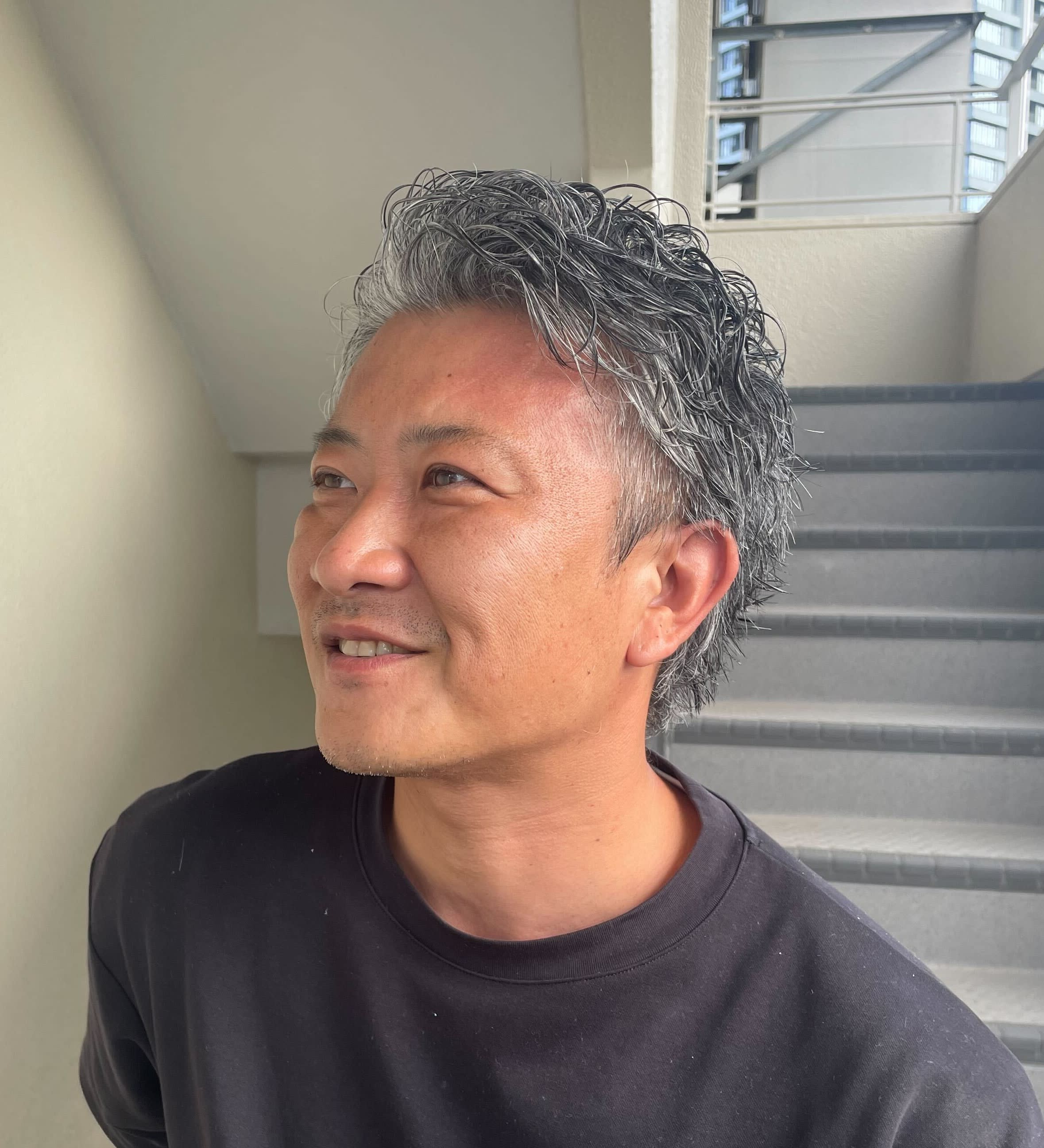 MEN'S WILL by SVENSON 沼津スタジオ【メンズ ウィル バイ スヴェンソン ヌマヅスタジオ】のスタイル紹介。大人の色気を引き出すパーマショートスタイル！