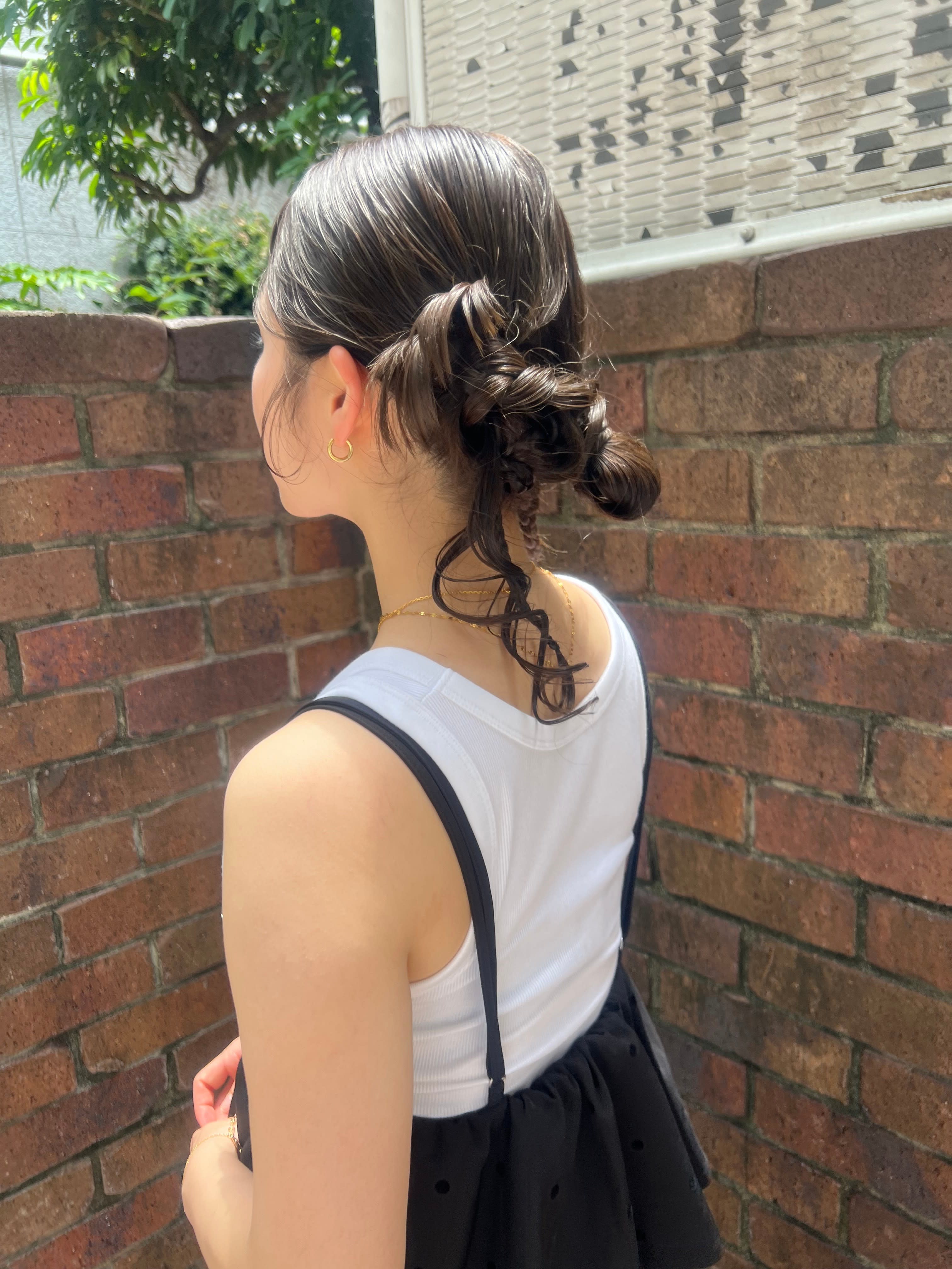 SPADIC 大阪梅田店【スペイディック オオサカウメダテン】のスタイル紹介。【SPADIC大阪梅田店】夏のイベントにカチモリヘア♪