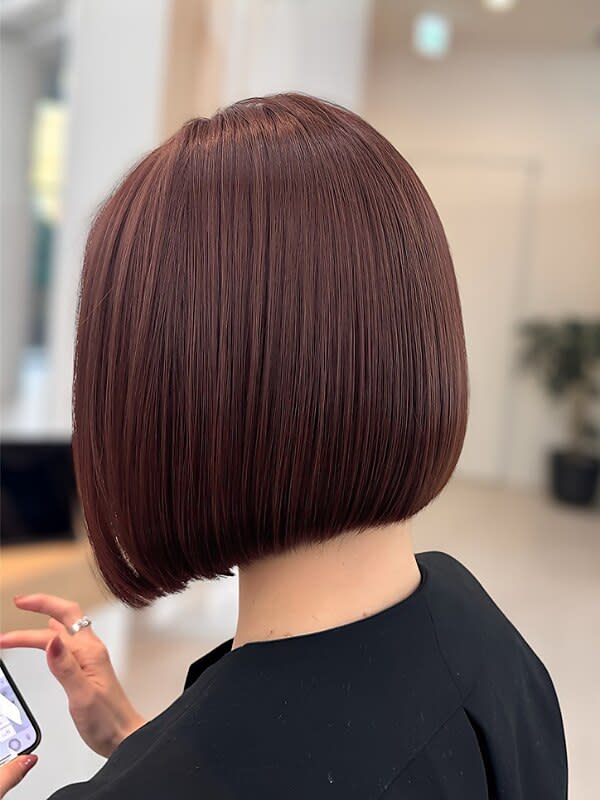 ETOWA【エトワ】【エトワ】のスタイル紹介。透明感ボブ