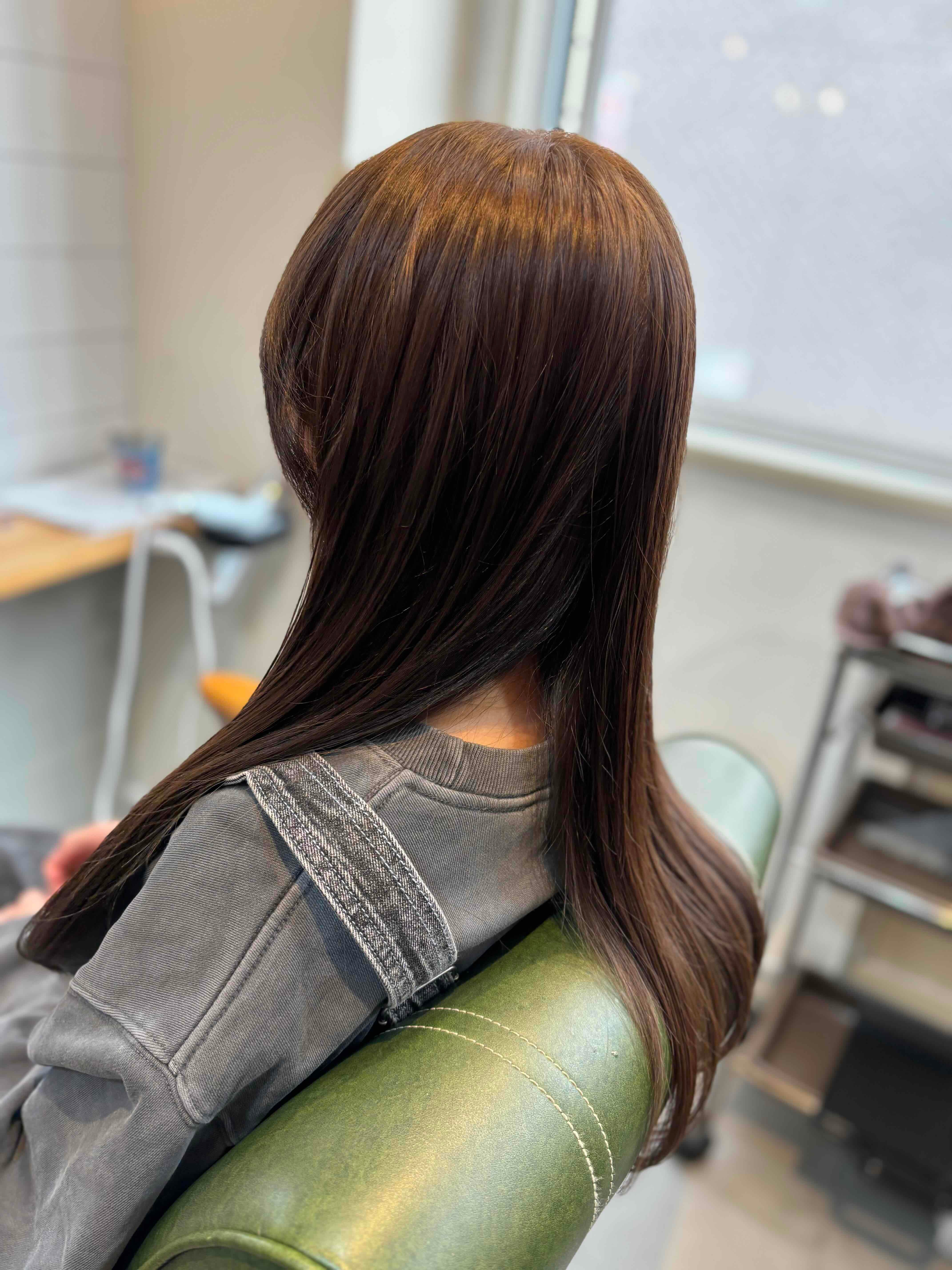 ポワル理美容室【ポワルリビヨウシツ】のスタイル紹介。髪質改善ストレート