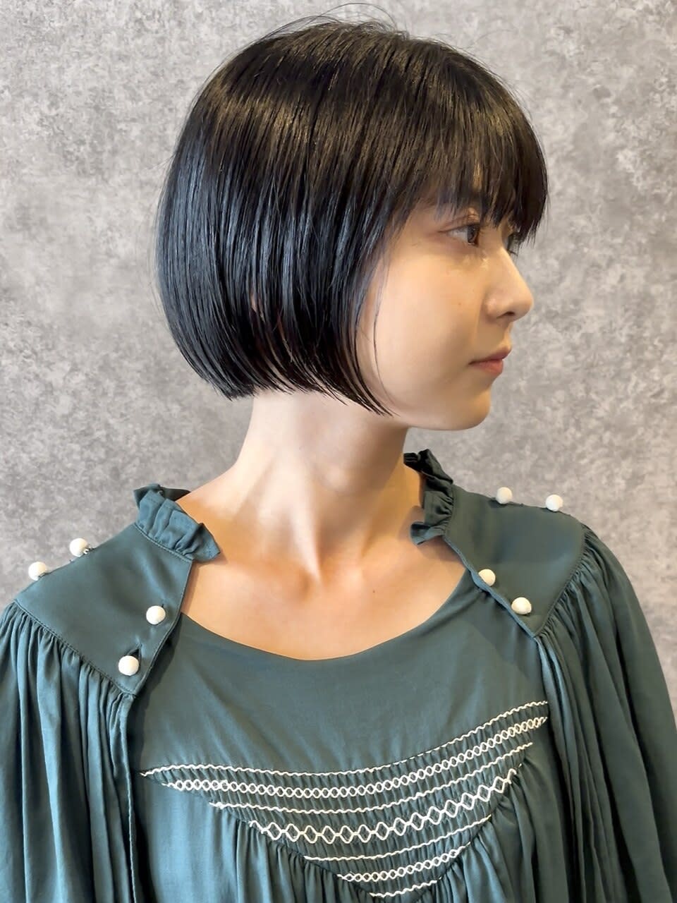 hair salon chic.【ヘアーサロンシック】のスタイル紹介。ミニボブ/ボブ/丸みボブ/韓国ボブ