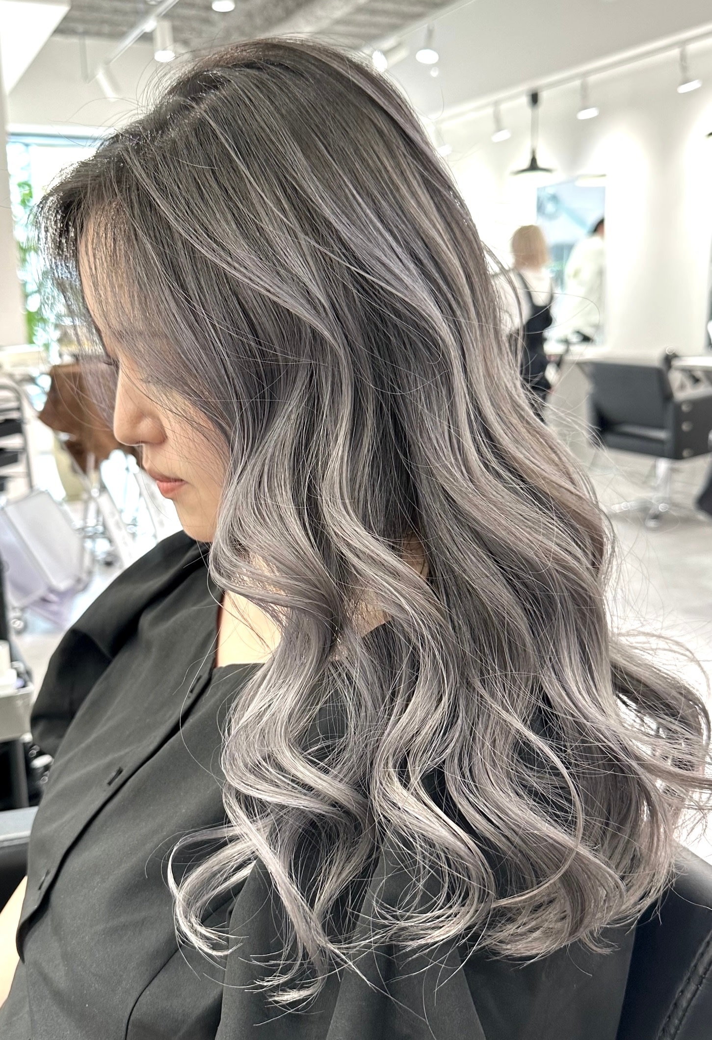 CIERA.堀江ダブルカラー/ハイライト/バレイヤージュ【シエラホリエダブルカラーハイライトバレイヤージュ】のスタイル紹介。バレイヤージュ