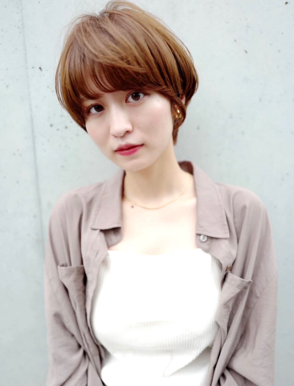 aivee 吉祥寺【アイビーキチジョウジ】のスタイル紹介。大人可愛いショート×丸みショート